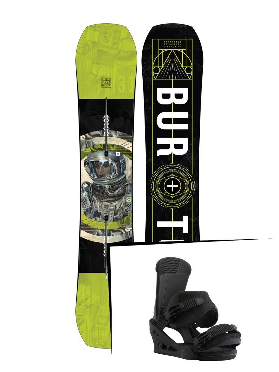 Set: Burton Paramount 2019 + Burton Custom black matte - Bild 1