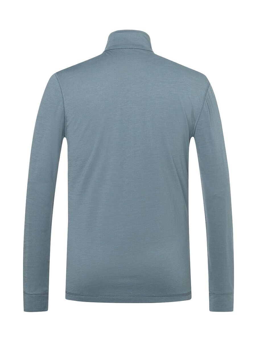 super.natural Tundra175 Toni 1/4 Zip Herren, stormy weather/blueberry/f. grey - Bild 2