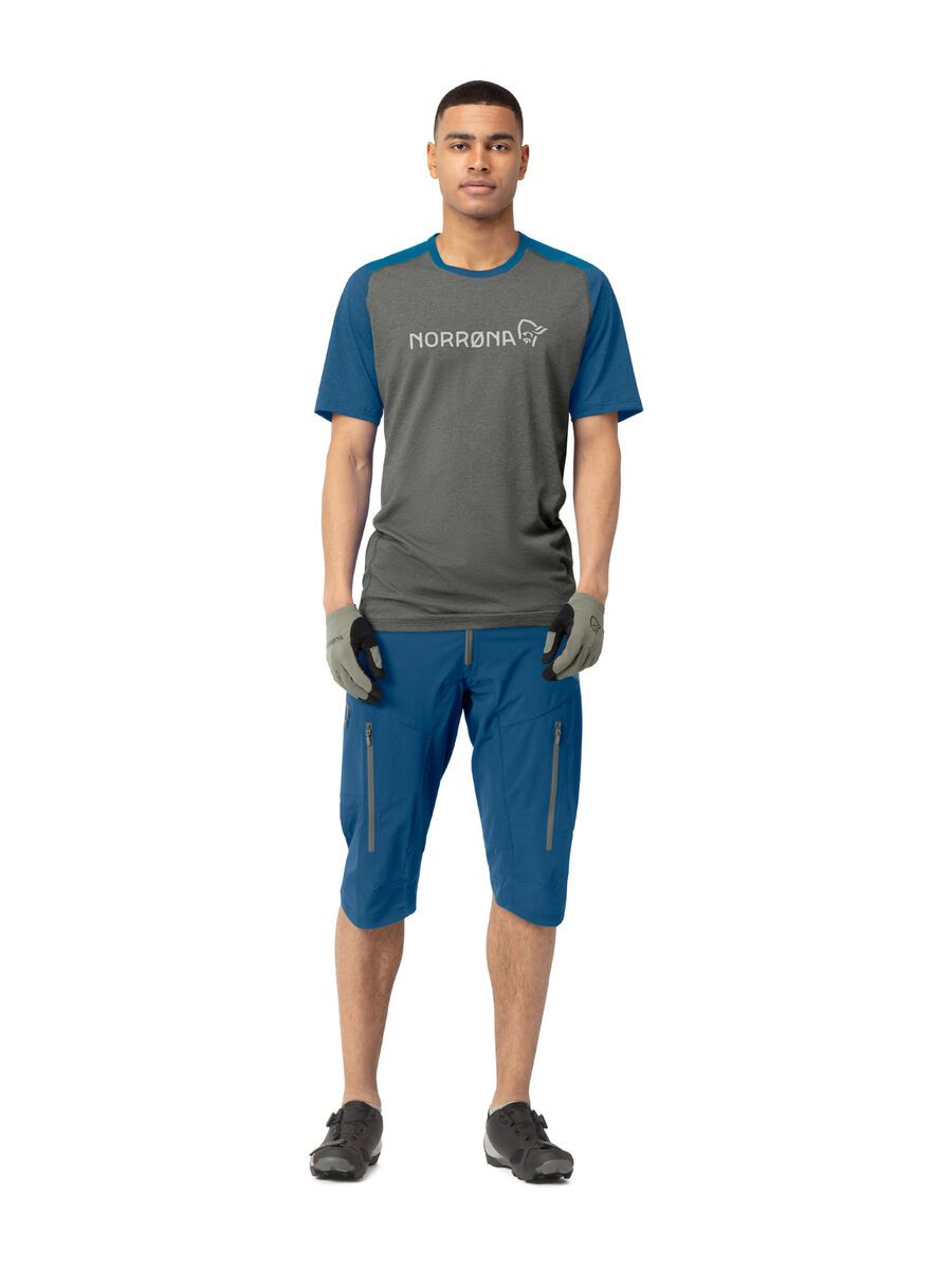 Norrona fjørå equaliser lightweight T-Shirt M's, mykonos blue/castor grey - Bild 3