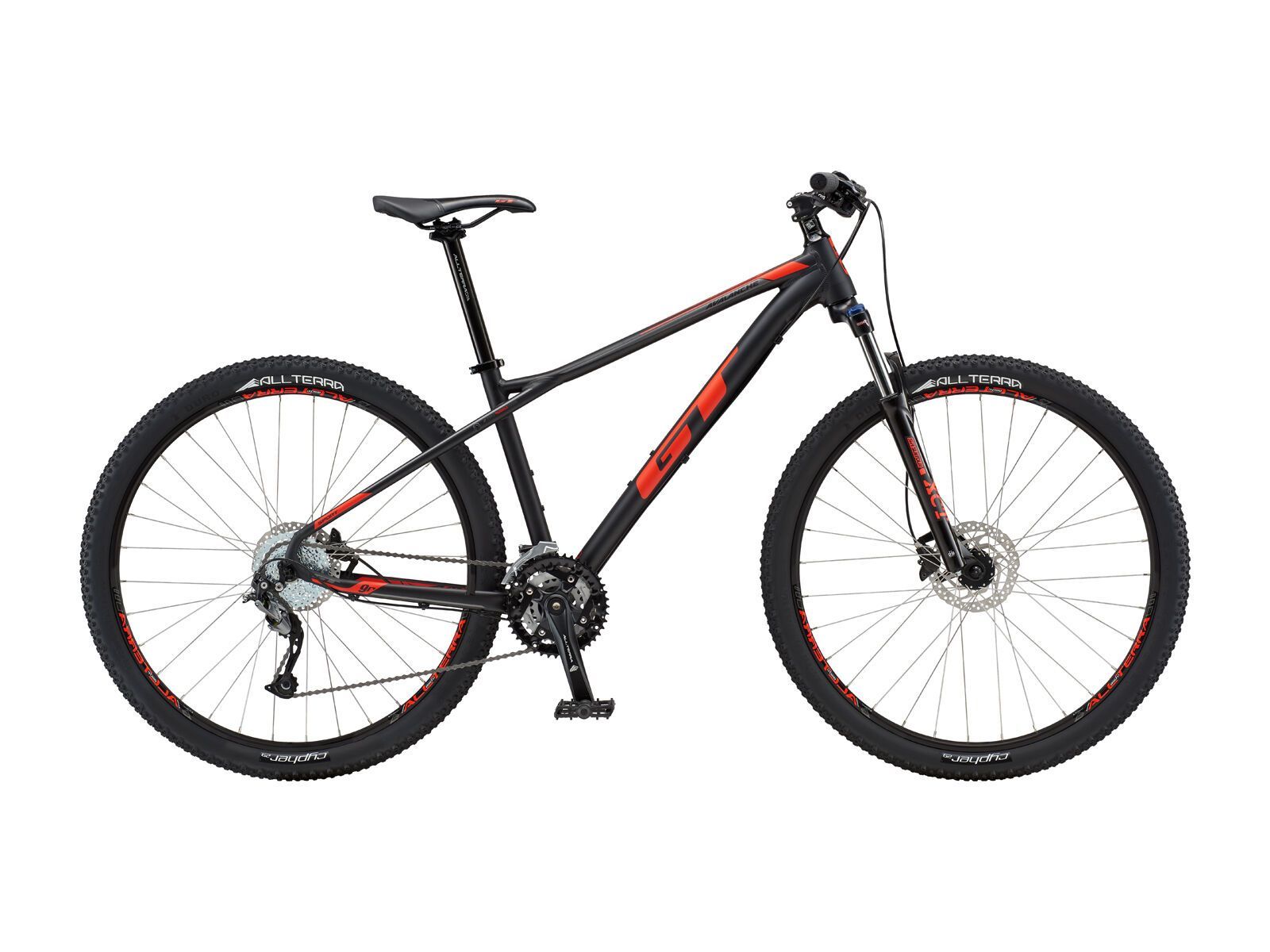 GT Avalanche Sport 27.5, satin black w/ dark silver & red - Bild 1