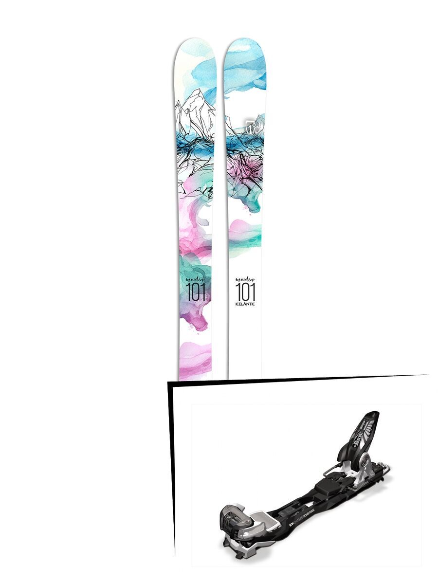 Set: Icelantic Maiden 101 2017 + Marker Baron EPF 13 (1458318S) - Bild 1