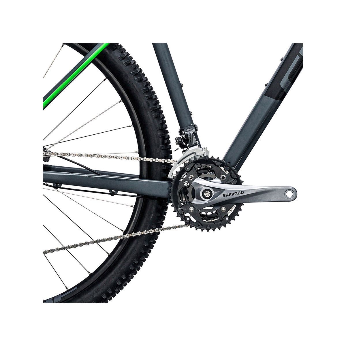 Cube Analog 27.5, darkgrey´n´green - Bild 3