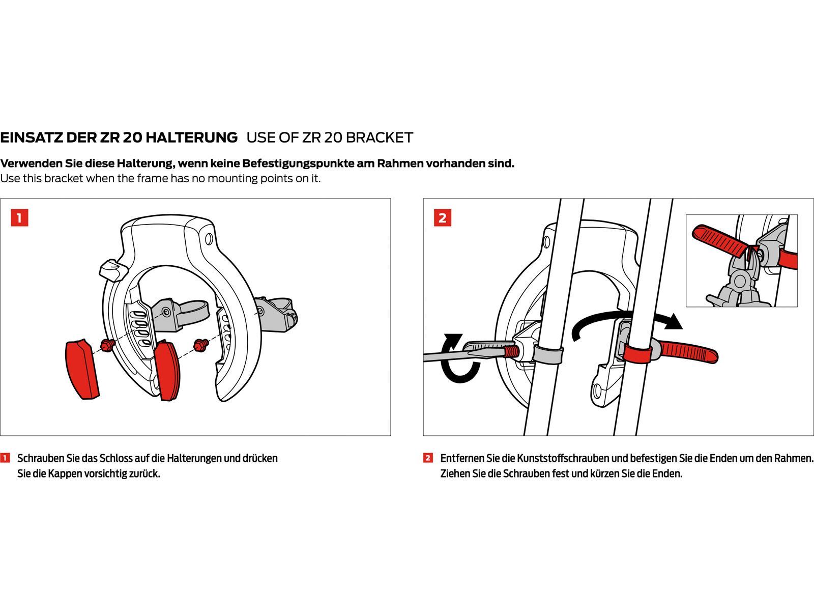 Trelock ZR 20 Vario-Strap für Rahmenschloss - Bild 5
