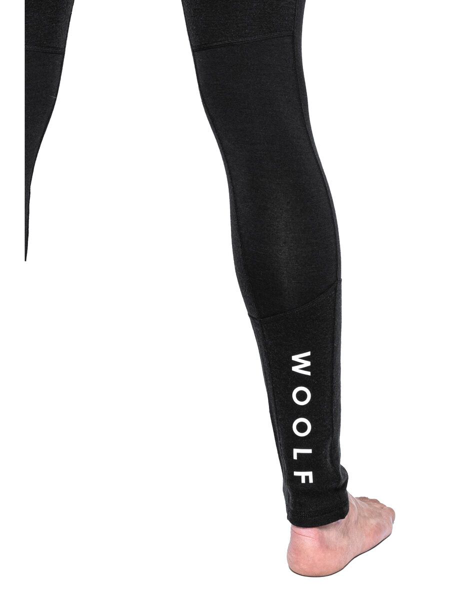 Woolf Merino Svarthetta Performance Pant, black - Bild 4