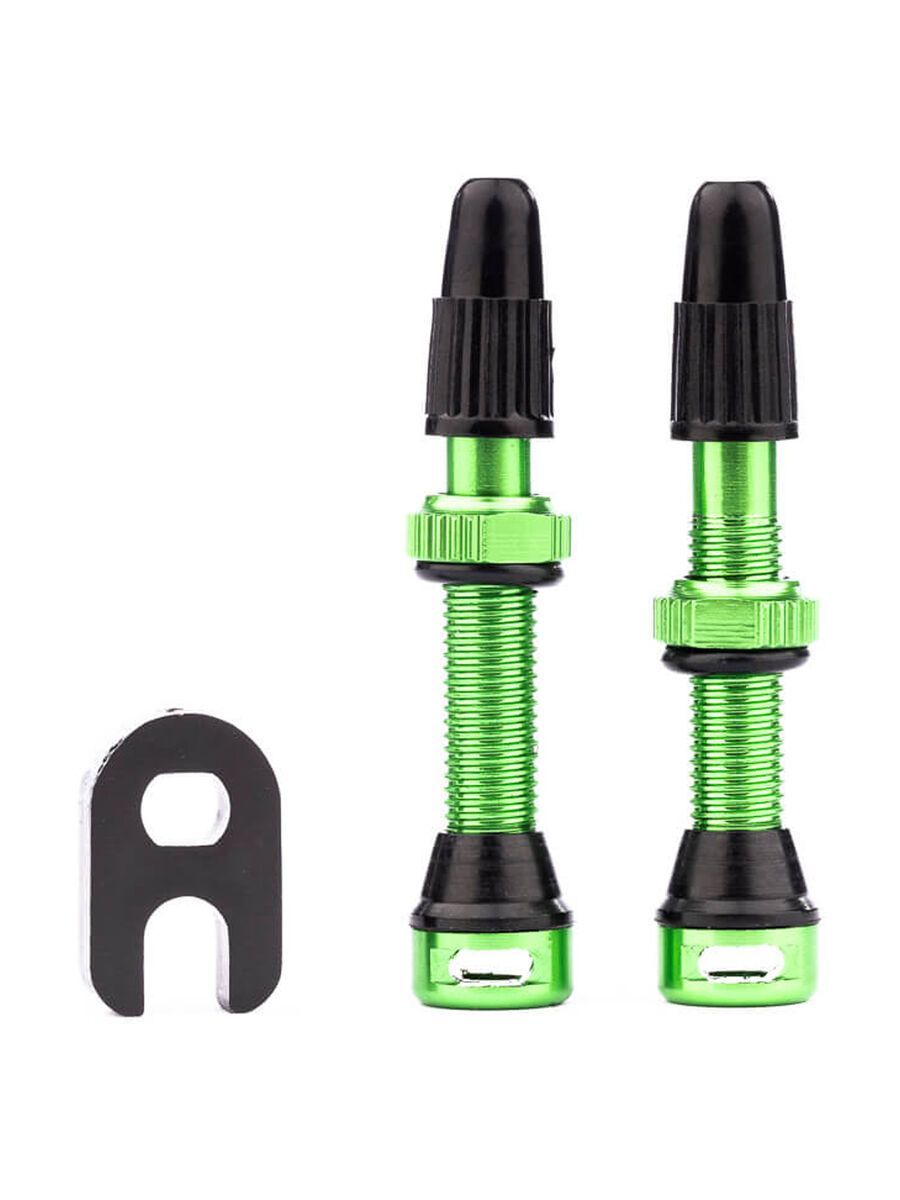 Tune Tubeless-Ventil Set - 35 mm, green - Bild 1