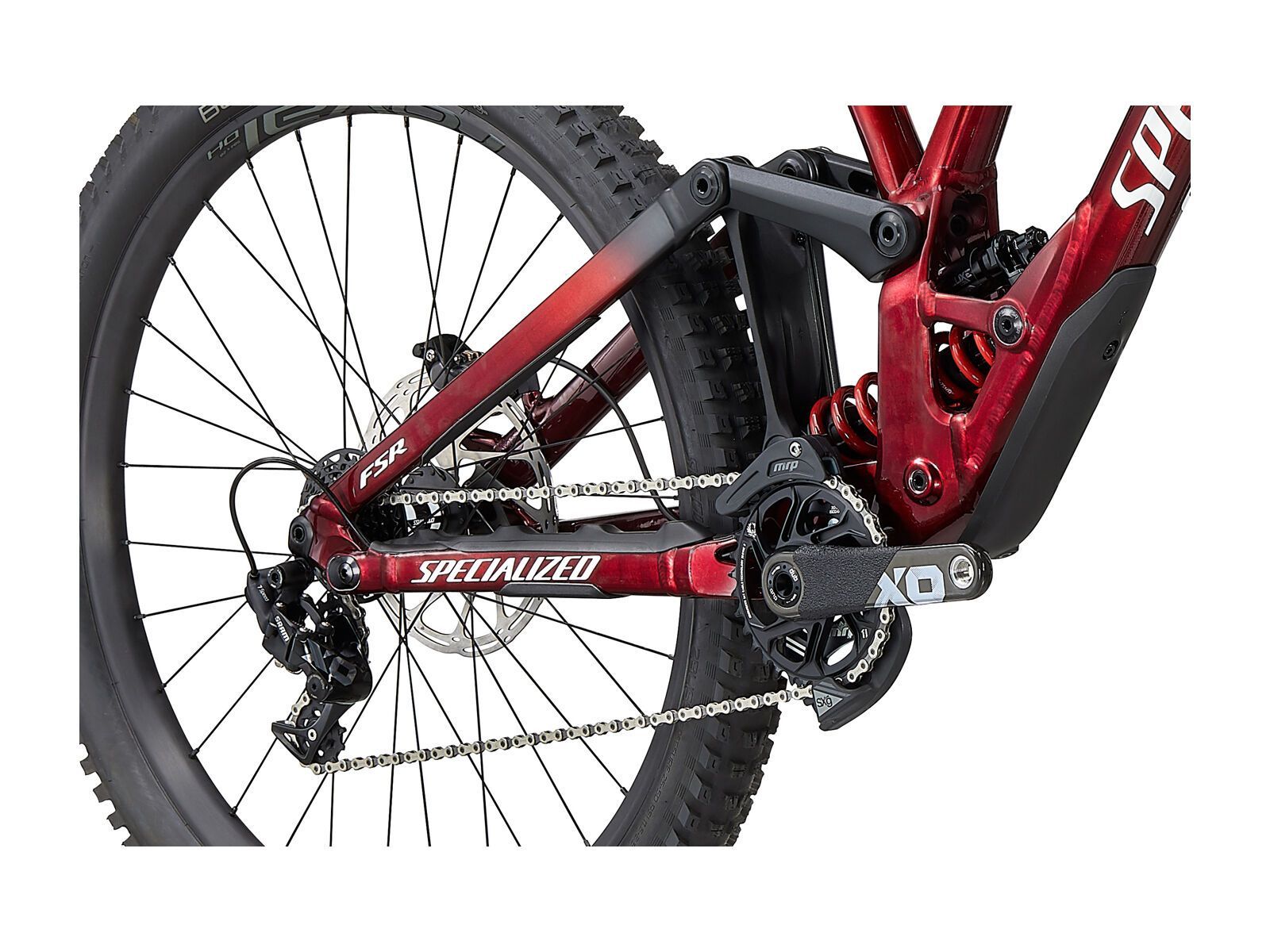 Specialized Demo Race, brushed/red tint/white - Bild 8