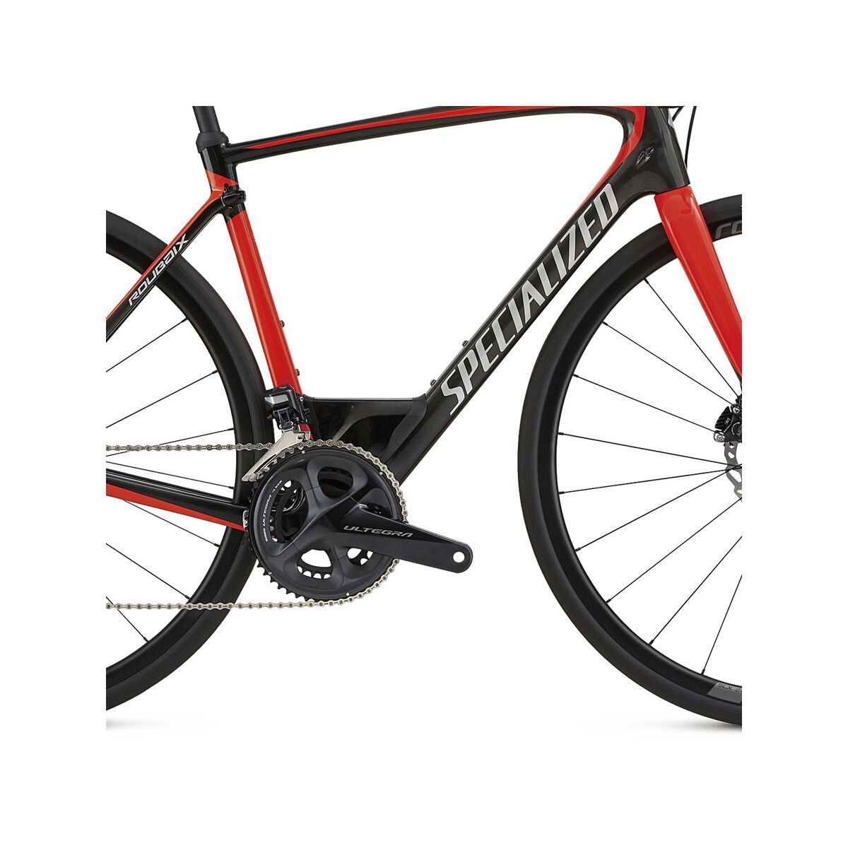 Specialized Roubaix Expert Ultegra Di2, gloss carbon/rocket red/kool silver - Bild 5