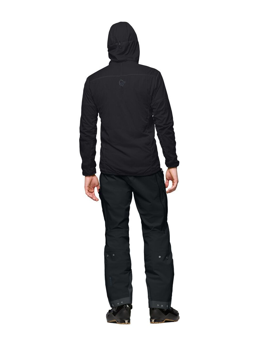 Norrona lyngen thermo100active Zip Hood M's, caviar black - Bild 7