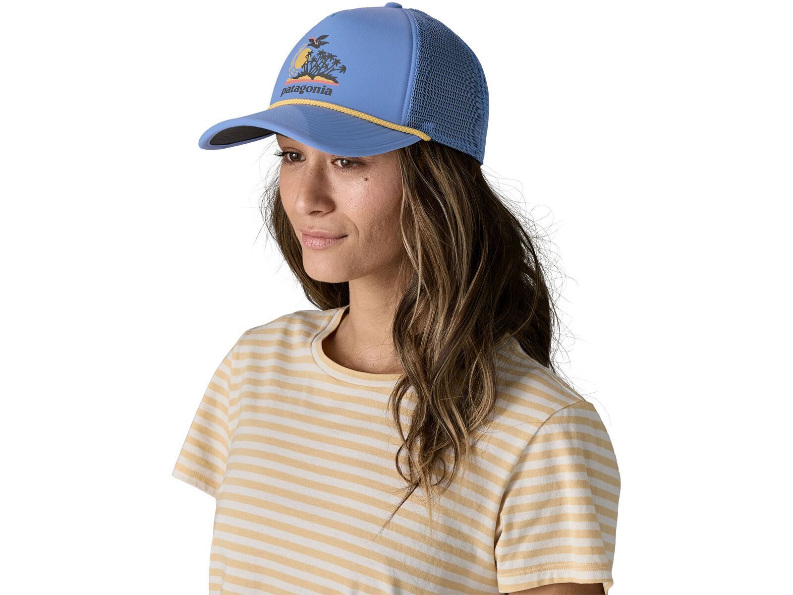 Patagonia Broadcaster Hat Palm Island, abundant blue - Bild 2