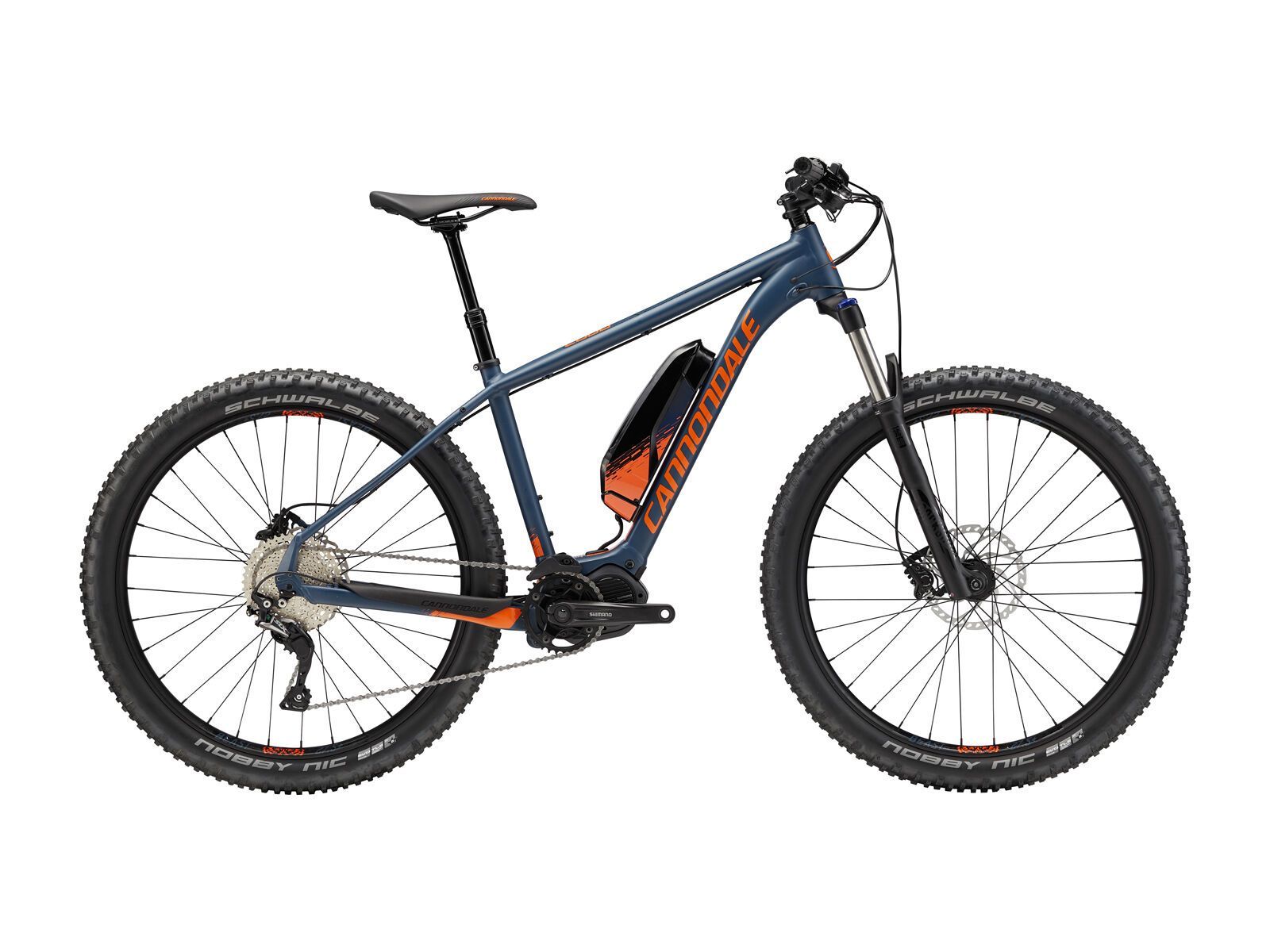 Cannondale Cujo Neo 1, matte slate blue w/ gloss hazard orange and jet black - SLT - Bild 1