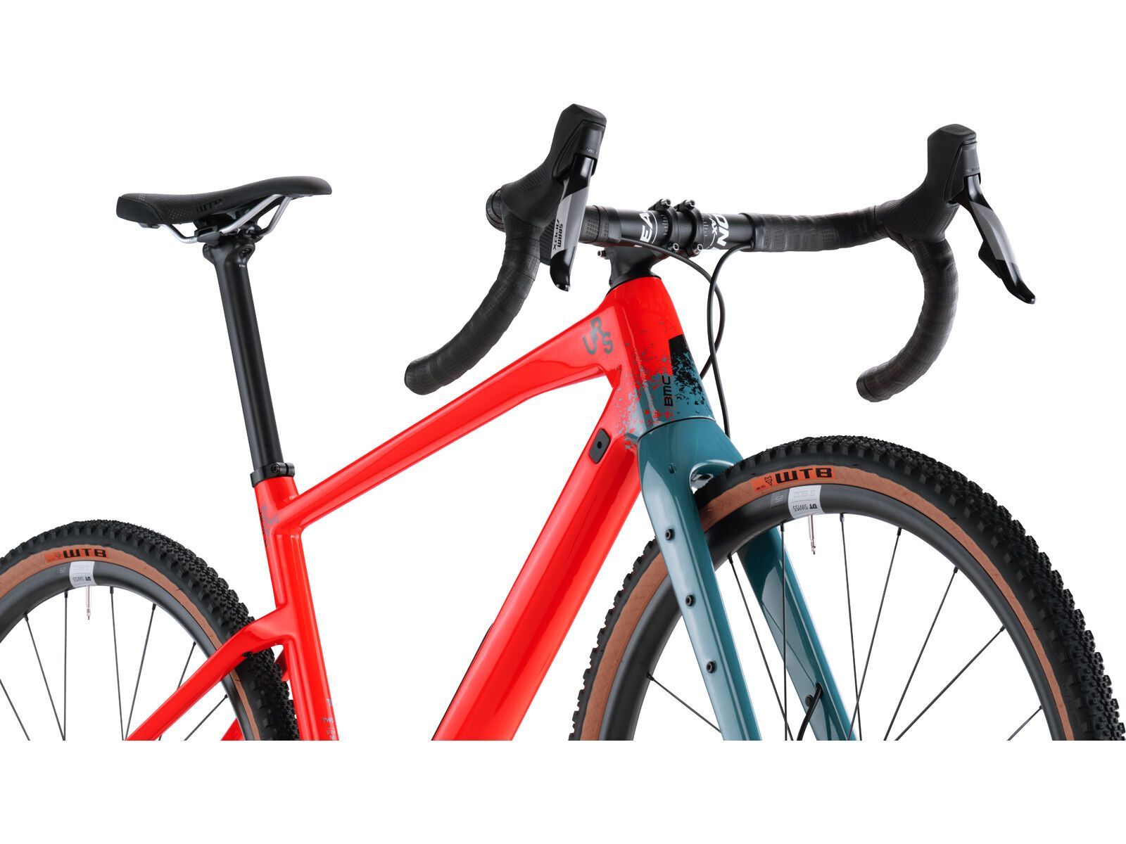 BMC URS Two, neon red/dark petrol - Bild 6