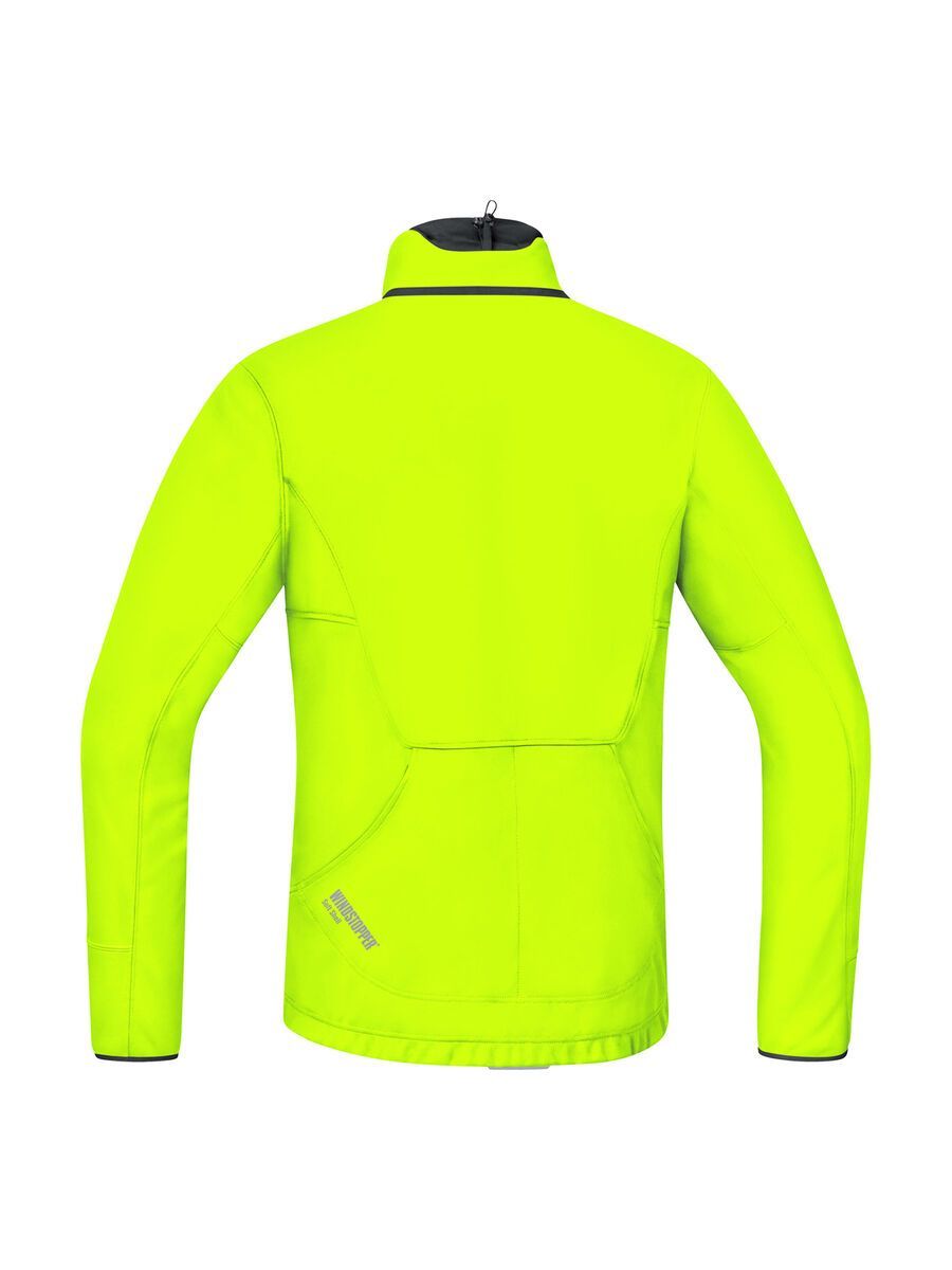 Gore Bike Wear Power Trail Windstopper SO Thermo Jacke, neon yellow - Bild 2