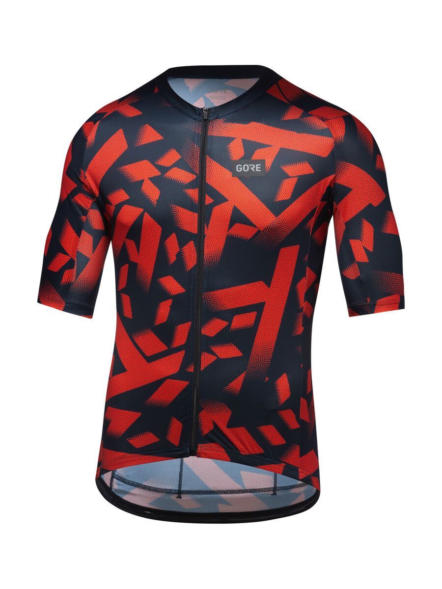 GOREWEAR Spirit Signal Camo Trikot Herren, orbit blue/fireball - Bild 2