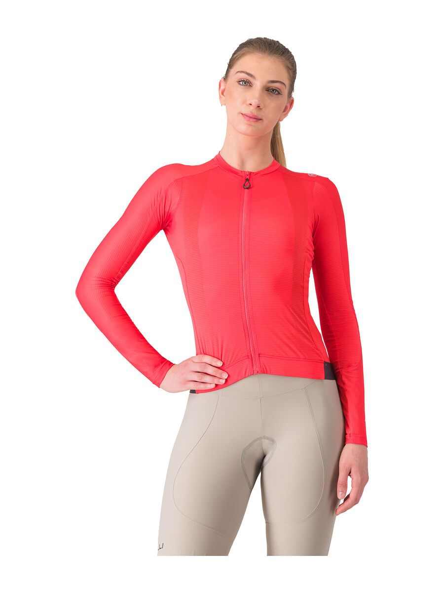 Castelli Espresso W LS Jersey, hibiscus/dark gray - Bild 1