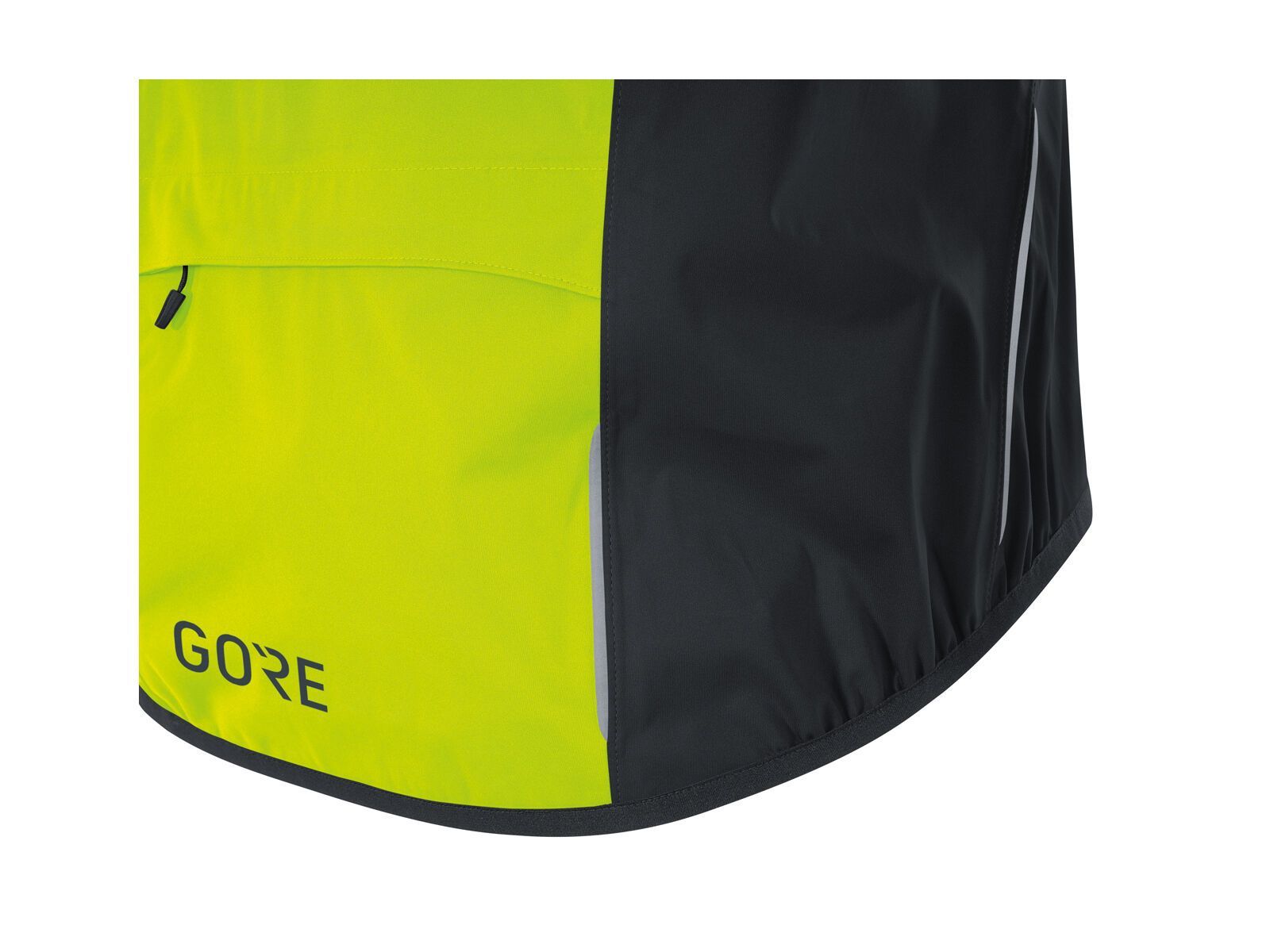 GOREWEAR C5 Gore-Tex Active Jacke, black/neon yellow - Bild 5