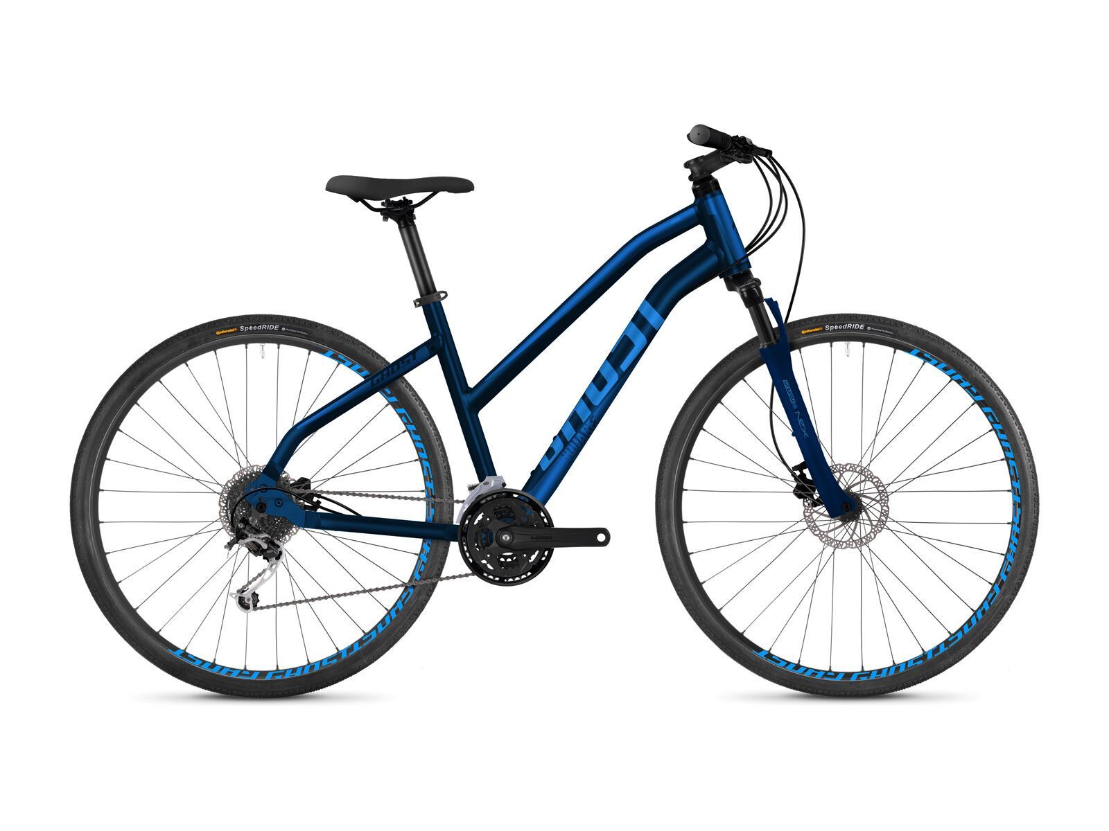 Ghost Square Cross 2.8 W AL, night blue/navi blue/vibrant blue - Bild 1