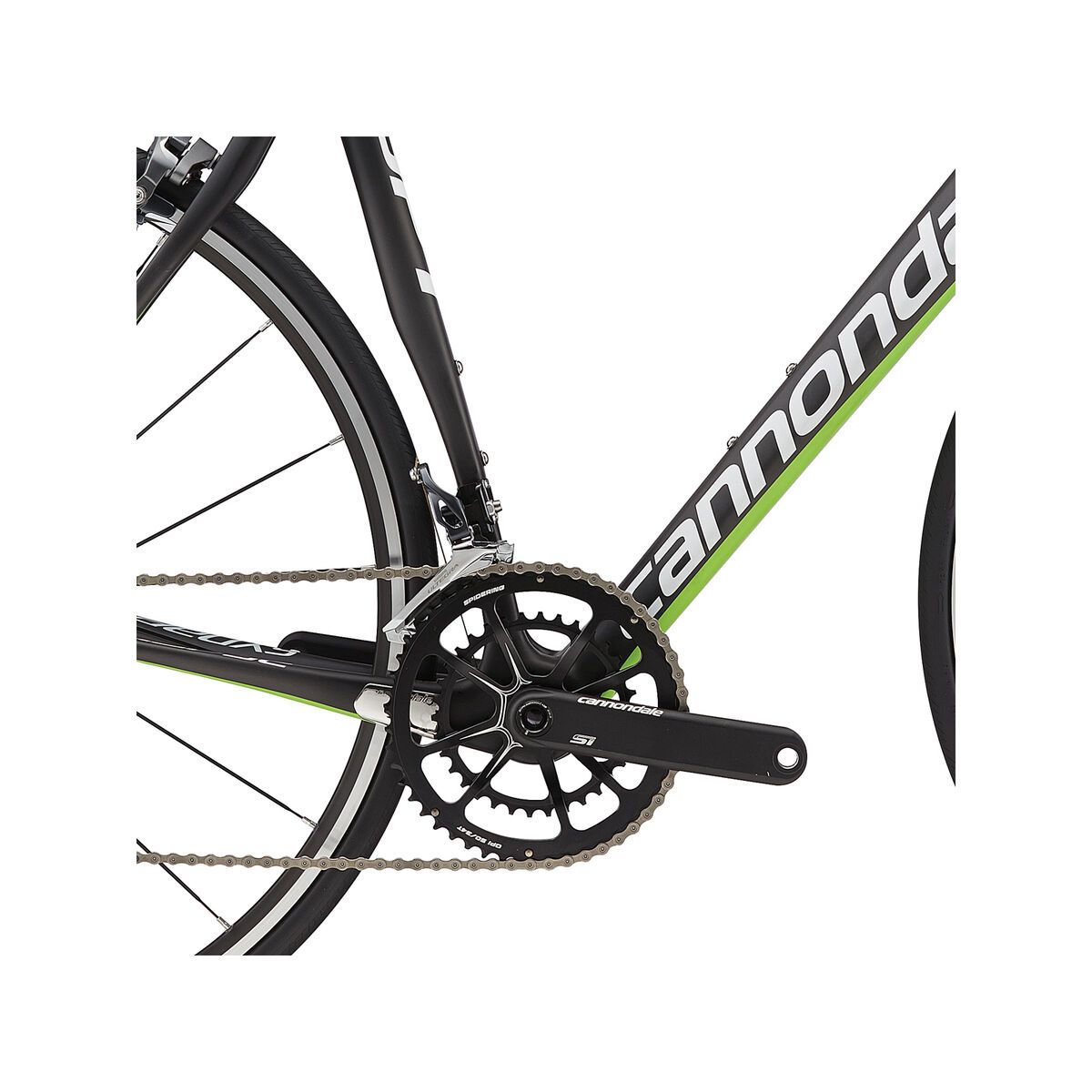 Cannondale Synapse Carbon Ultegra 3, berserker green w/ magnesium white and nearly black, matte - Bild 3