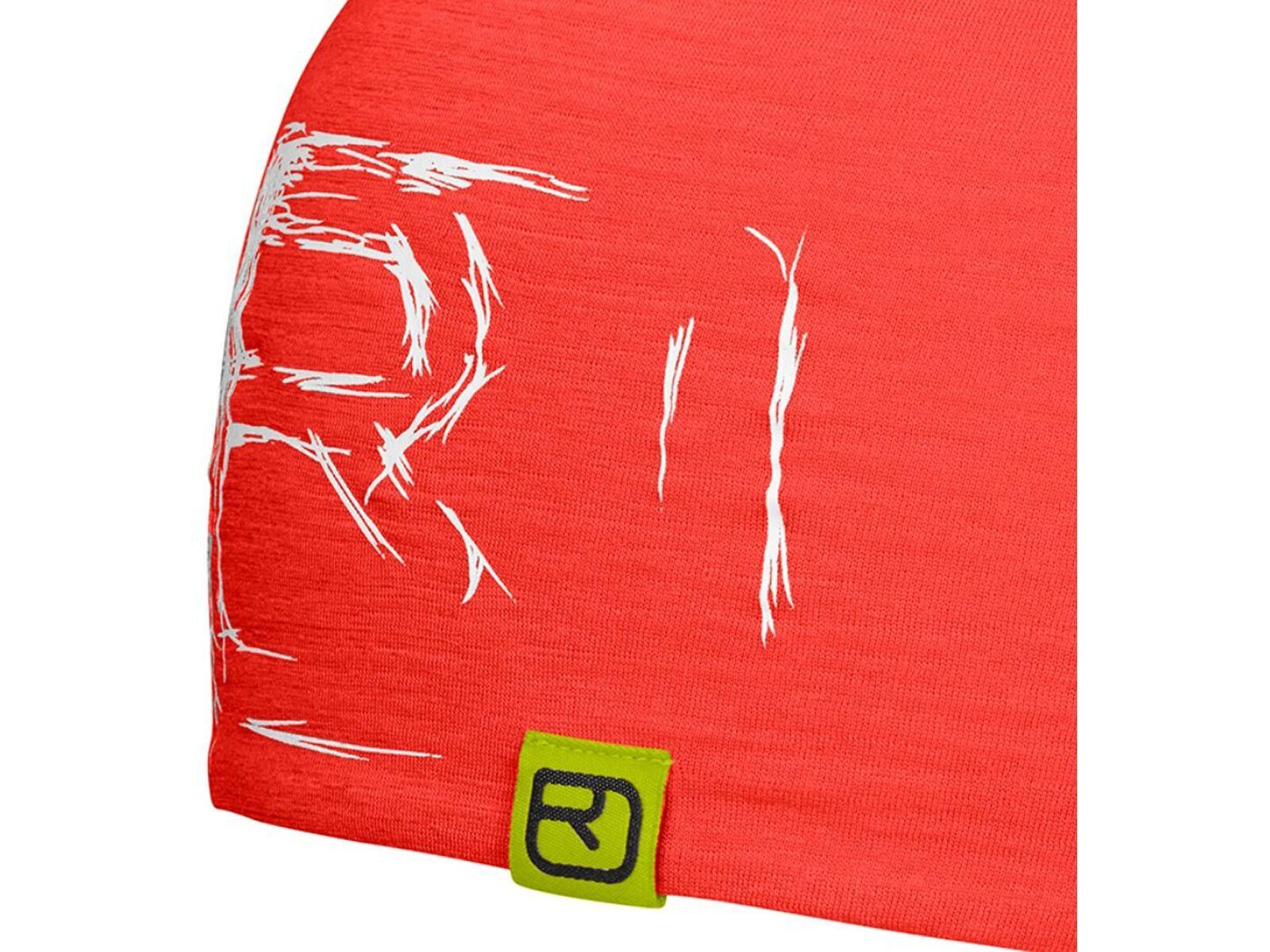 Ortovox 120 Merino Tec Logo Beanie, coral - Bild 2