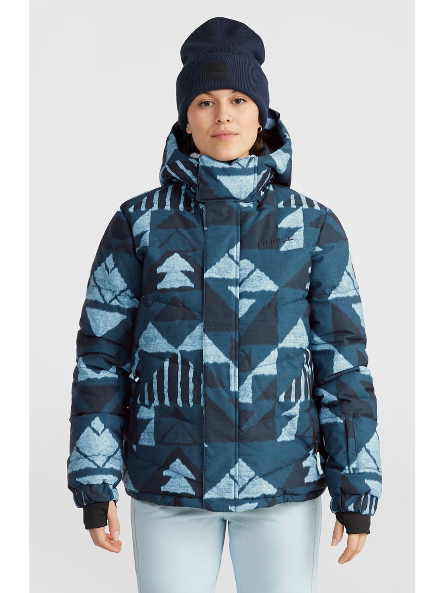 O’Neill Z.E.N. Puffer Hybrid Jacket Women, blue triangle ikat - Bild 4
