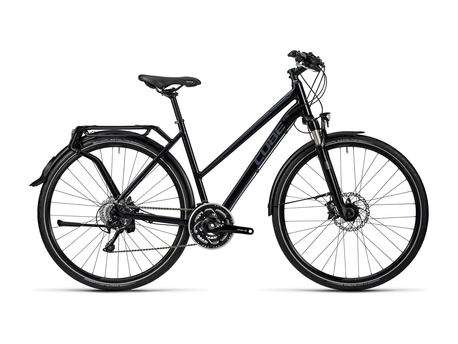 Cube Kathmandu Trapeze, black grey glossy - Bild 1