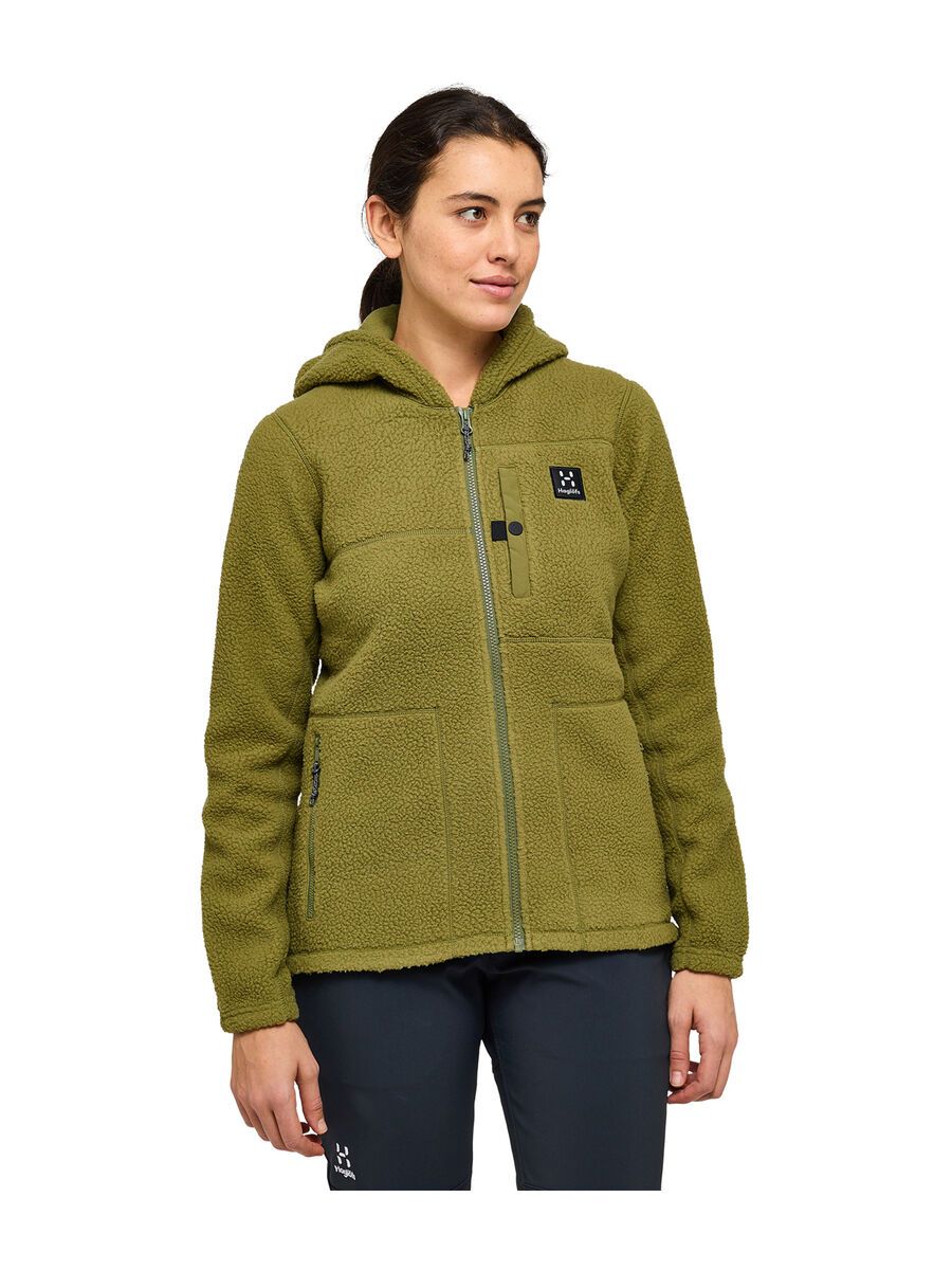 Haglöfs Malung Pile Hood Women, olive green - Bild 6