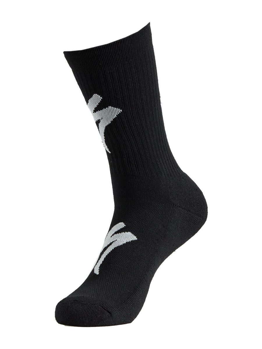 Specialized Techno MTB Tall Logo Socks, black/white - Bild 2