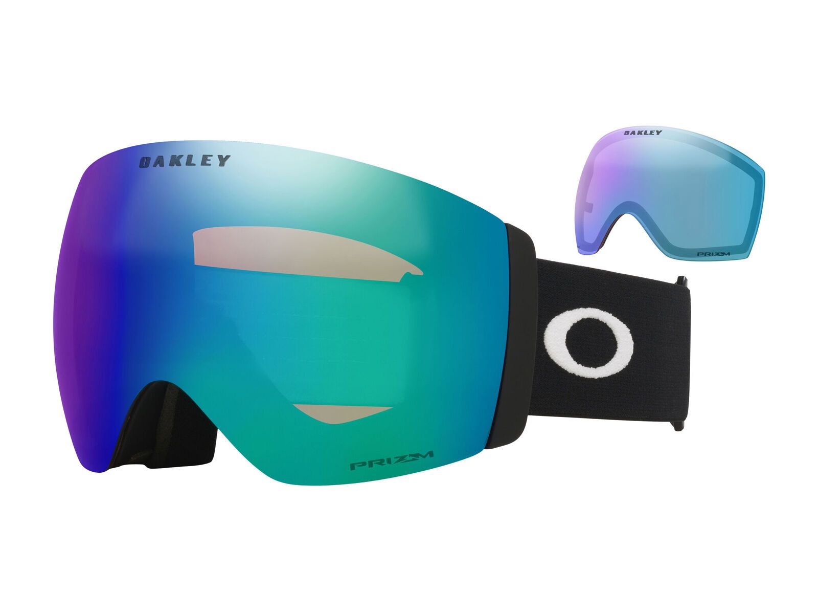 Oakley Flight Deck Pro L, Prizm Snow Argon Iridium & Iced / matte black - Bild 1