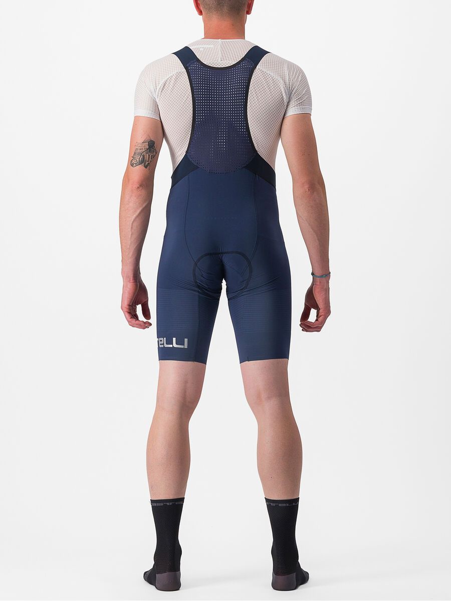 Castelli Premio Black Bibshort LTD Edition, belgian blue/metallic silver - Bild 2