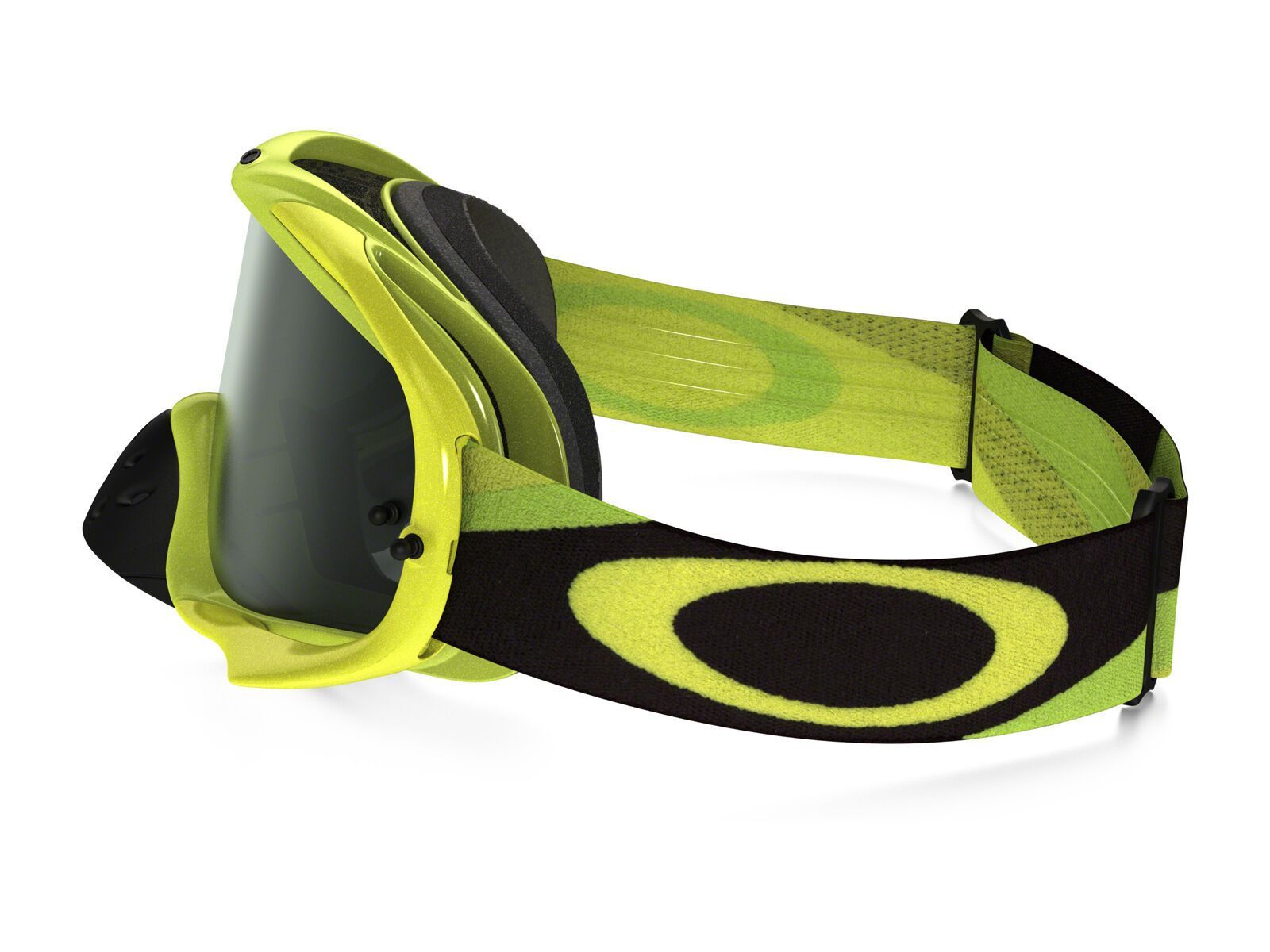 Oakley Crowbar MX Heritage Racer Goggle, team bright green/Lens: dark grey - Bild 4