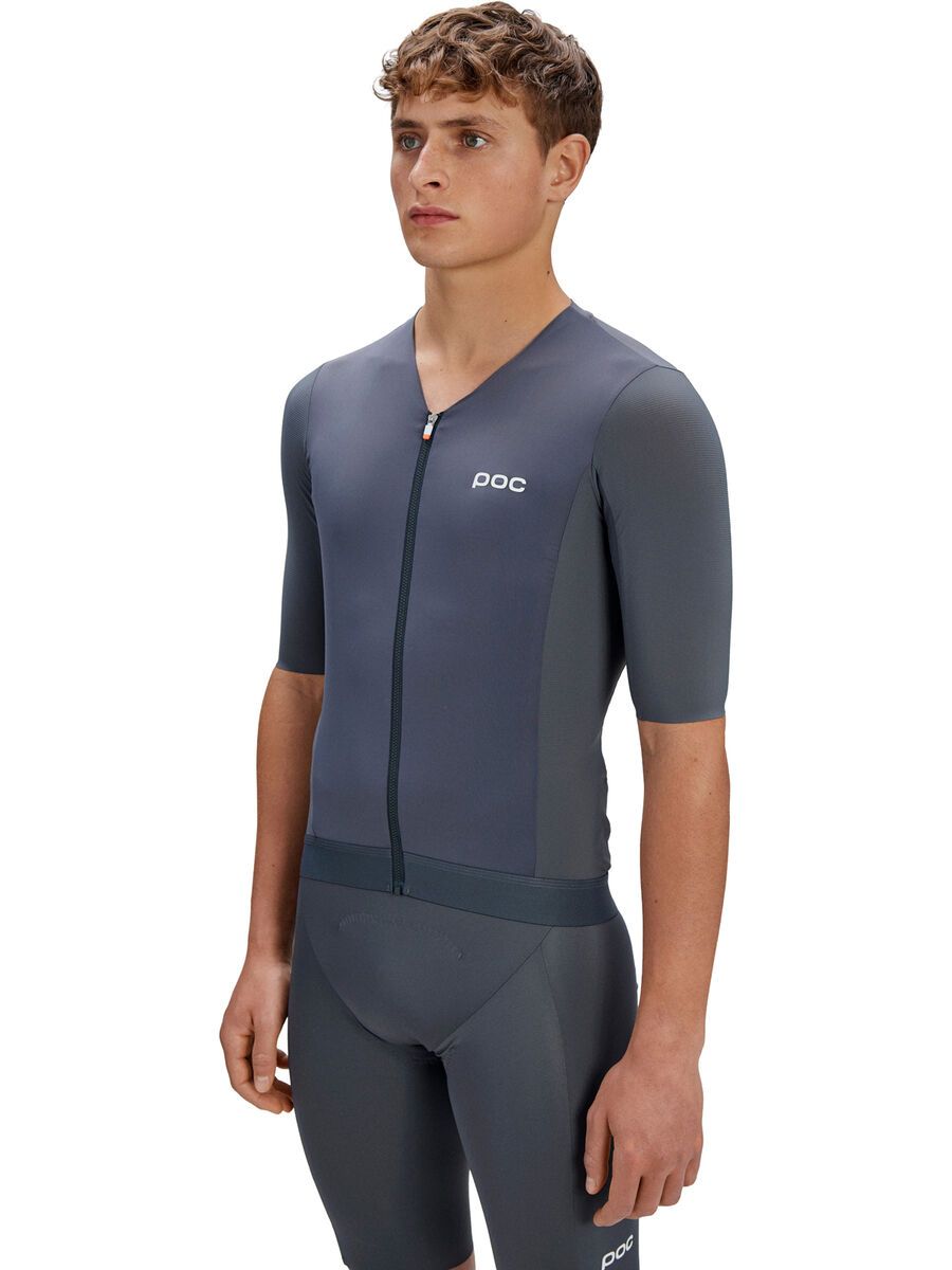 POC M's Raceday Short Sleeve Jersey, sylvanite grey - Bild 3