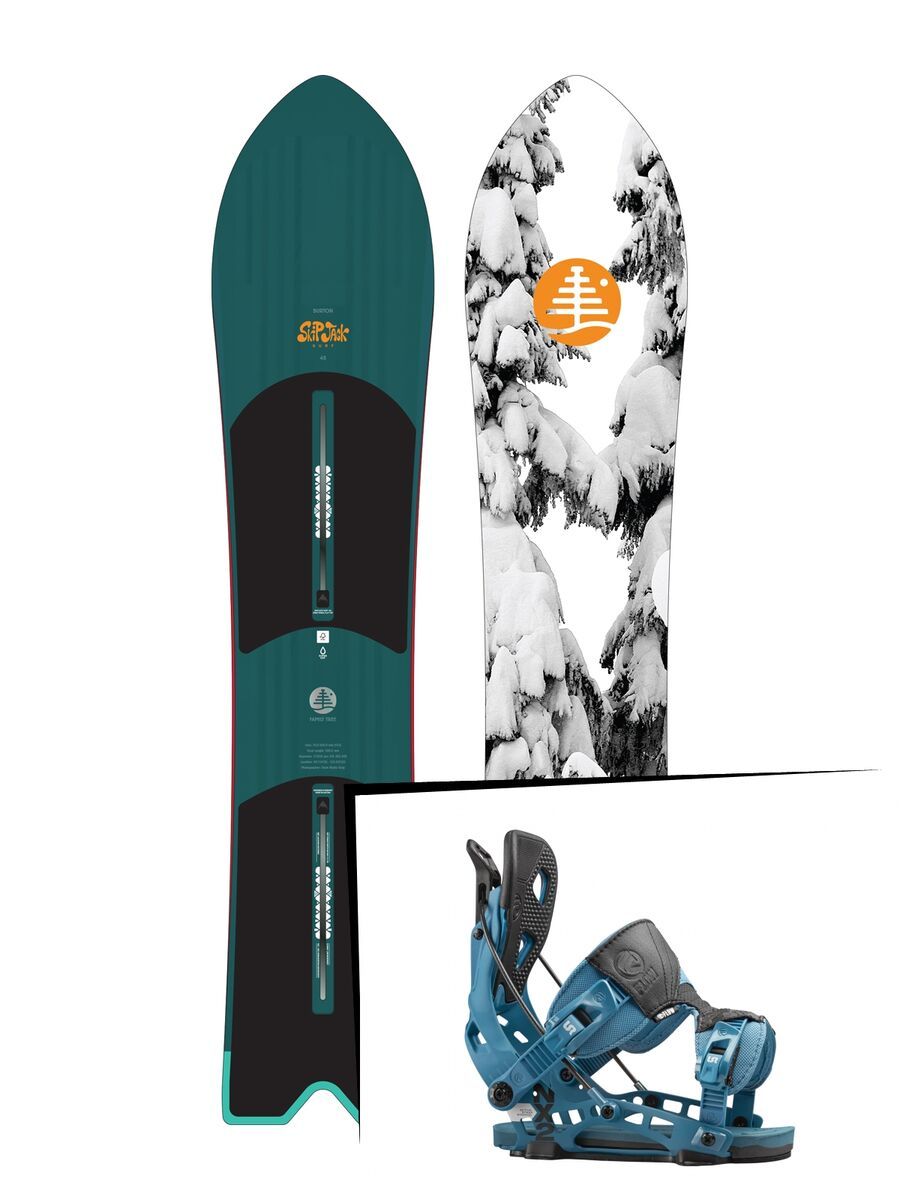 Set: Burton Skipjack Surf 2017 + Flow NX2 (1513118S) - Bild 1