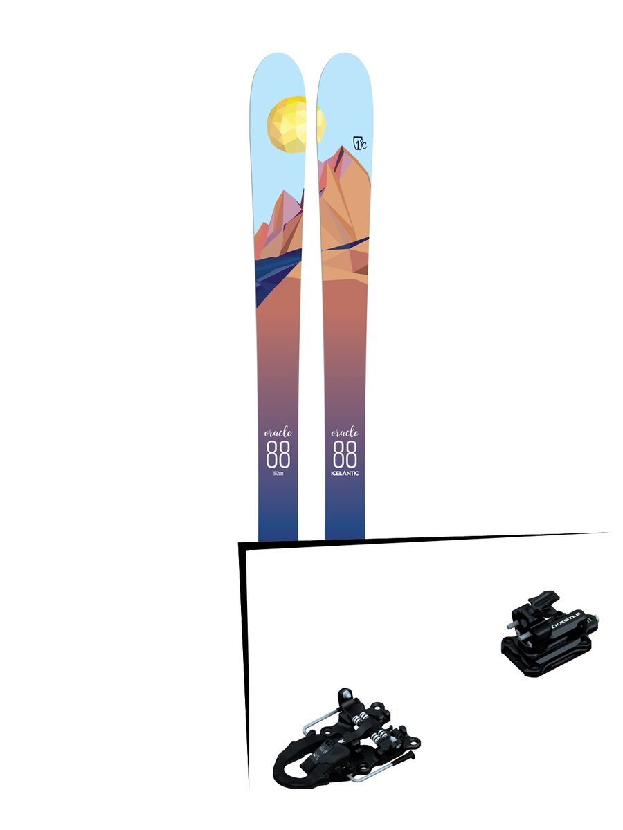 Set: Icelantic Oracle 88 2018 + Kästle ATK Free Tour 12 2.0 - Bild 1