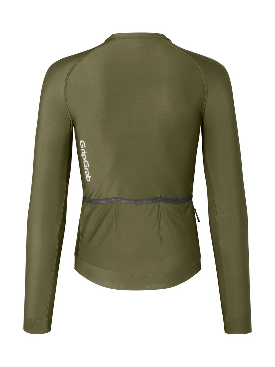 GripGrab PACR Long Sleeve Jersey, olive green - Bild 3