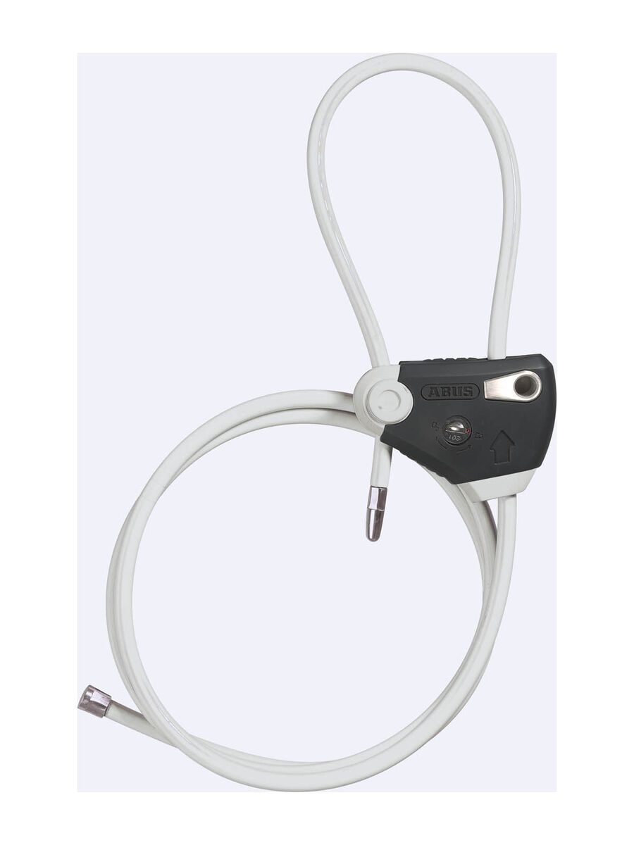 Abus Multiloop 210, 185 cm, white - Bild 1