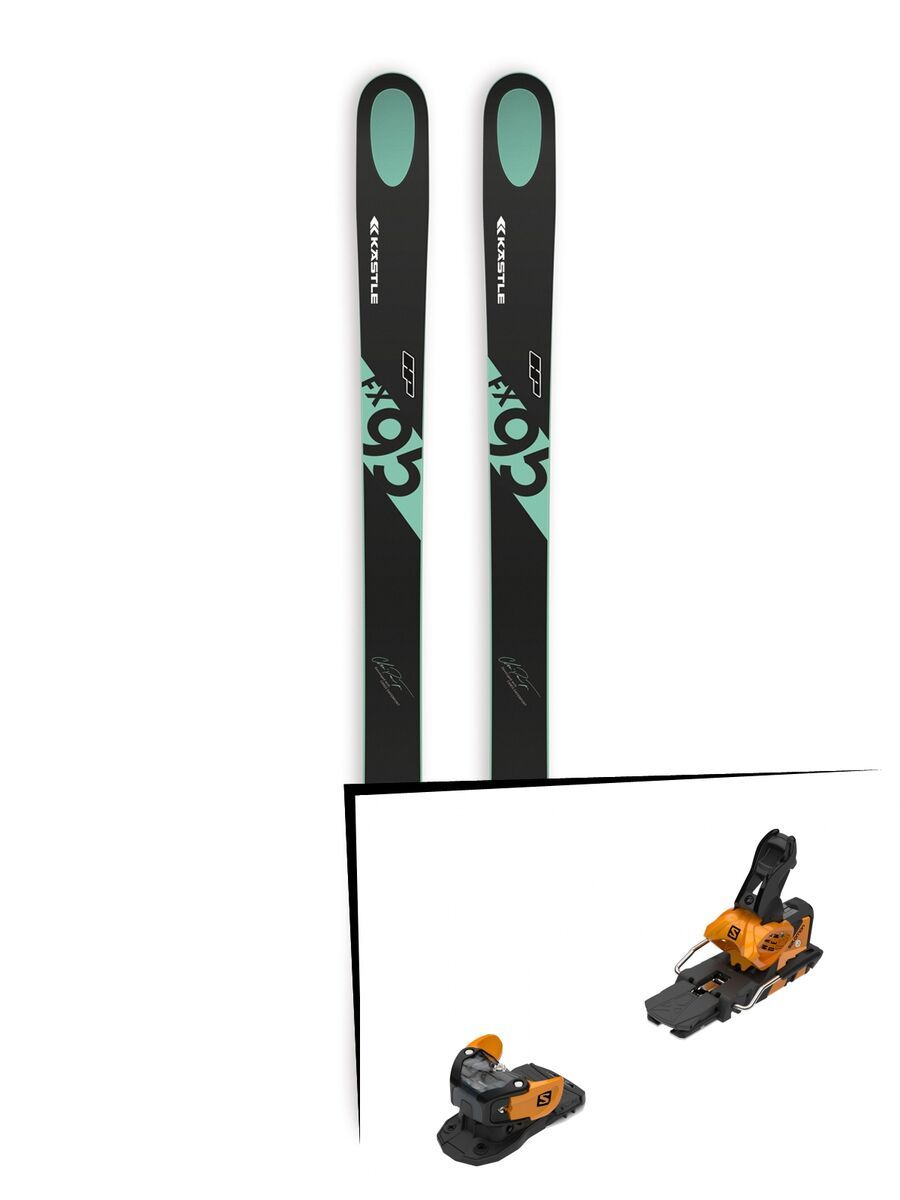 Set: Kästle FX95 HP 2019 + Salomon Warden MNC 13 saffron/black - Bild 1