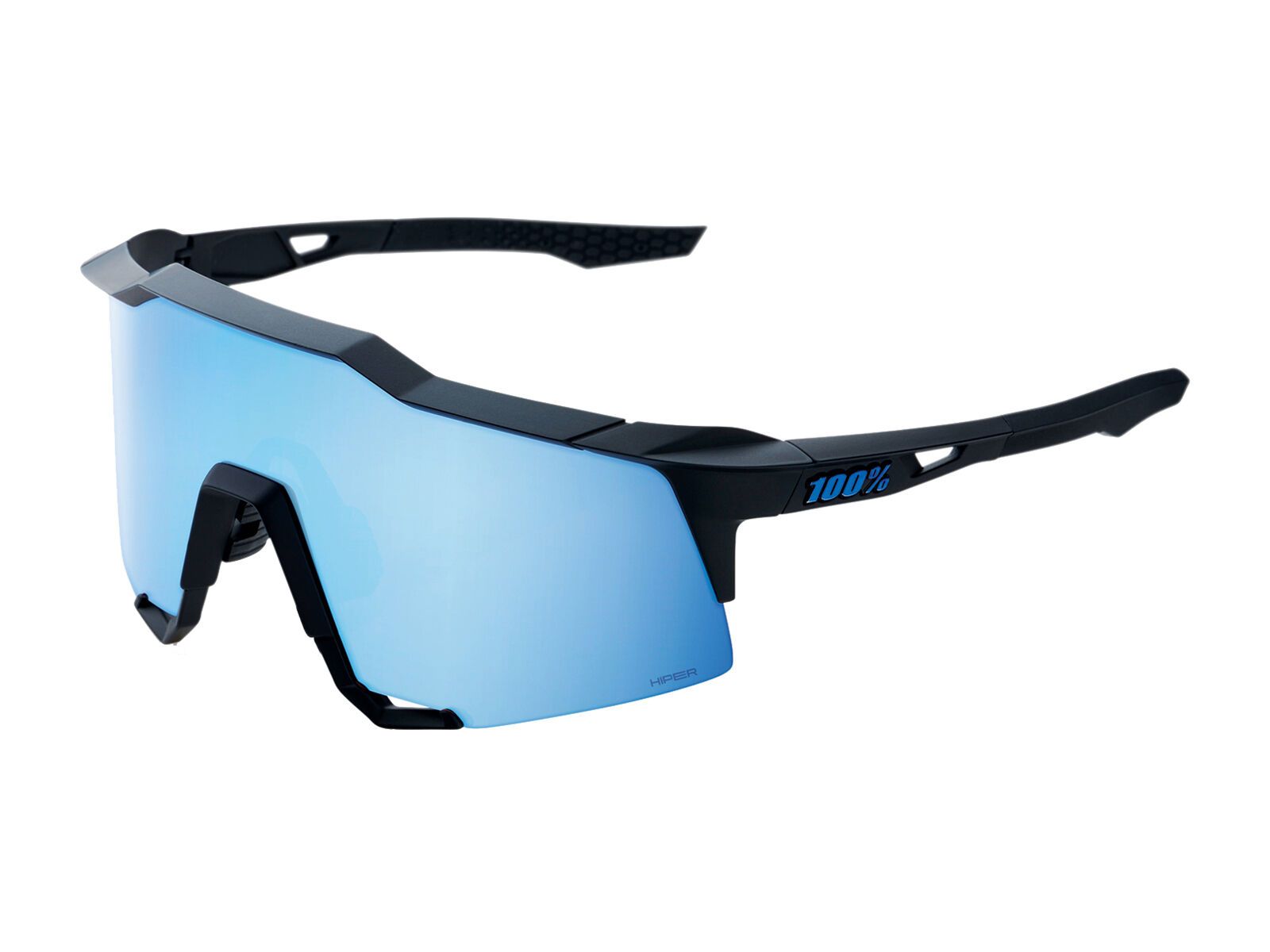 100% Speedcraft, HiPER Blue Mirror / matte black - Bild 1