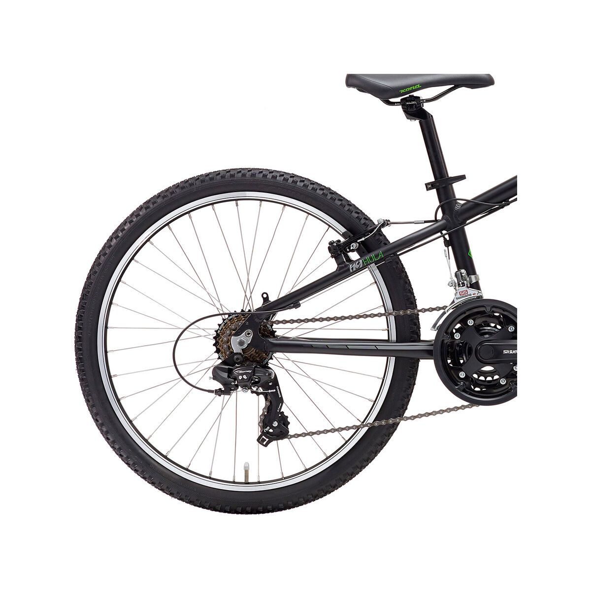 Kona Hula, matt black/green/silver - Bild 4