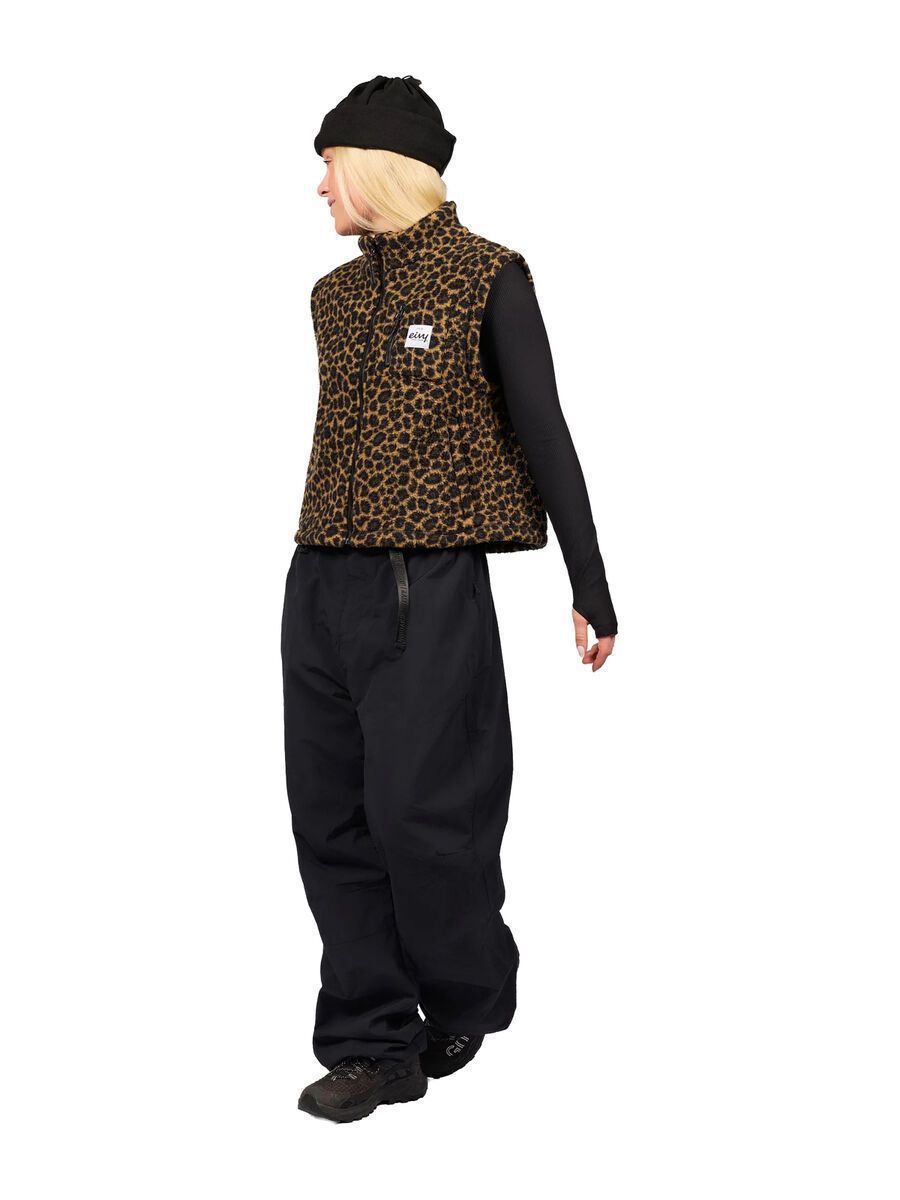 Eivy Boxy Sherpa Vest, leopard - Bild 5