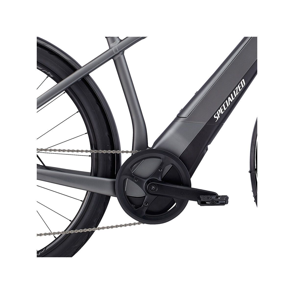 Specialized Men's Turbo Vado 5.0 45 km/h, satin charcoal/black/chrome - Bild 5