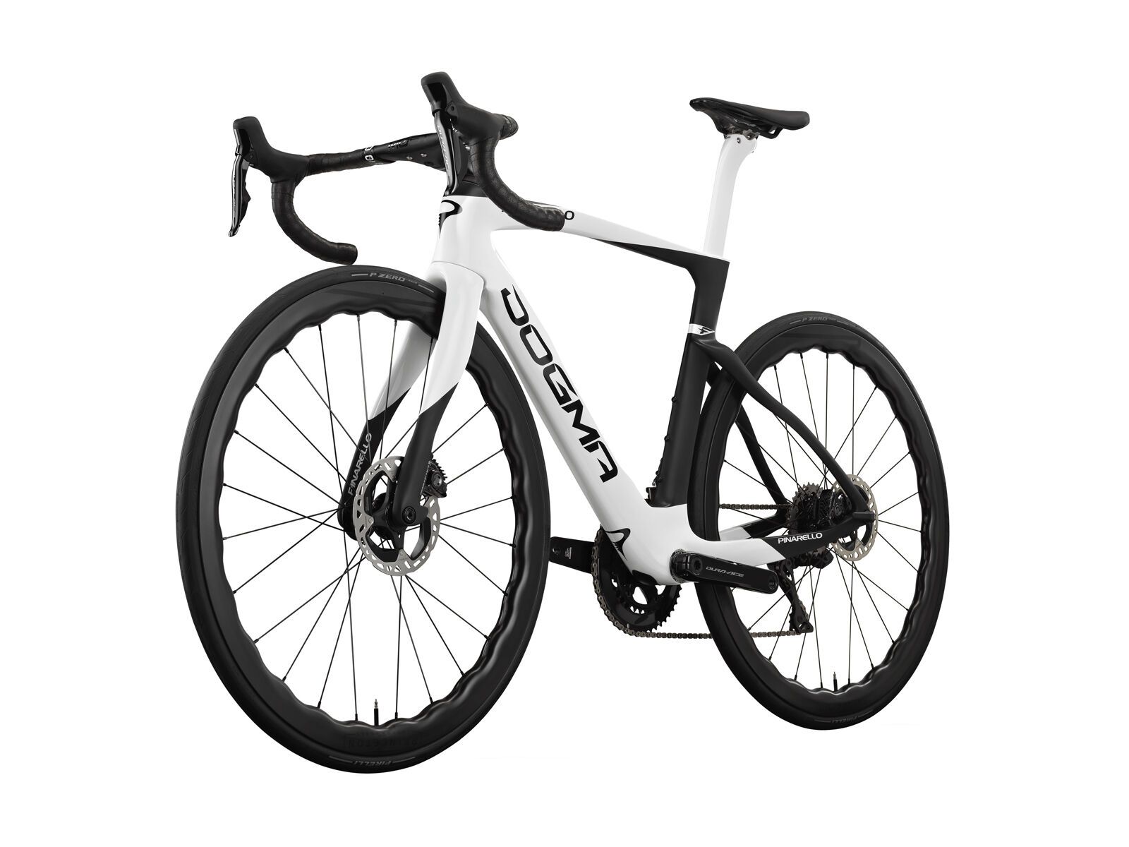 Pinarello Dogma F Dura Ace Di2 2x12 DB Power Meter / Fulcrum Speed Lite 40 DB HG11, summit white - Bild 2