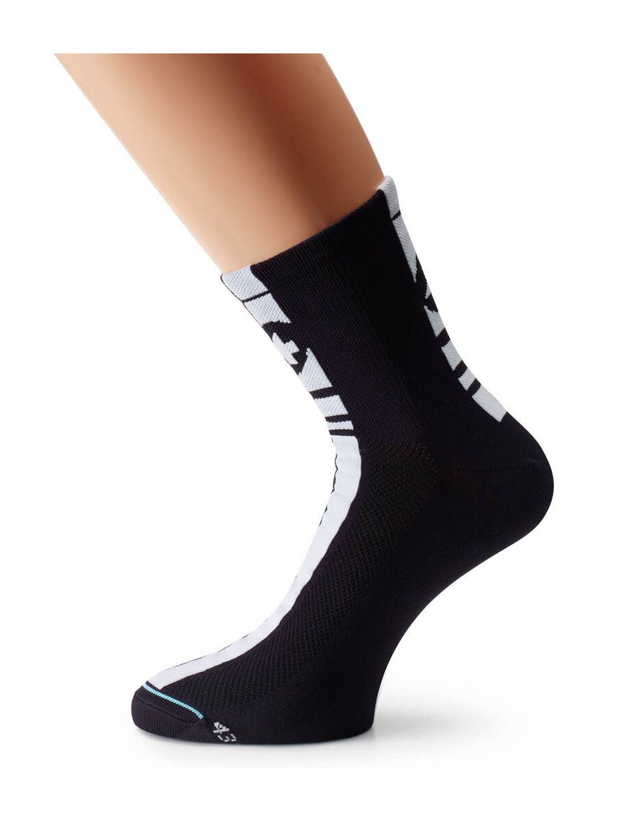 Assos summerSock Mille, black Volkanga - Bild 1