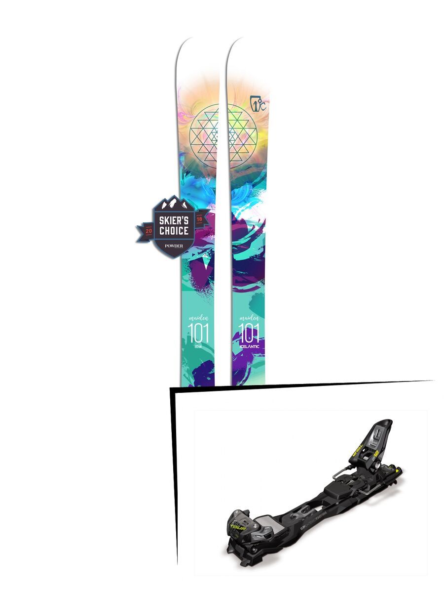 Set: Icelantic Maiden 101 2018 + Marker F12 Tour EPF - Bild 1
