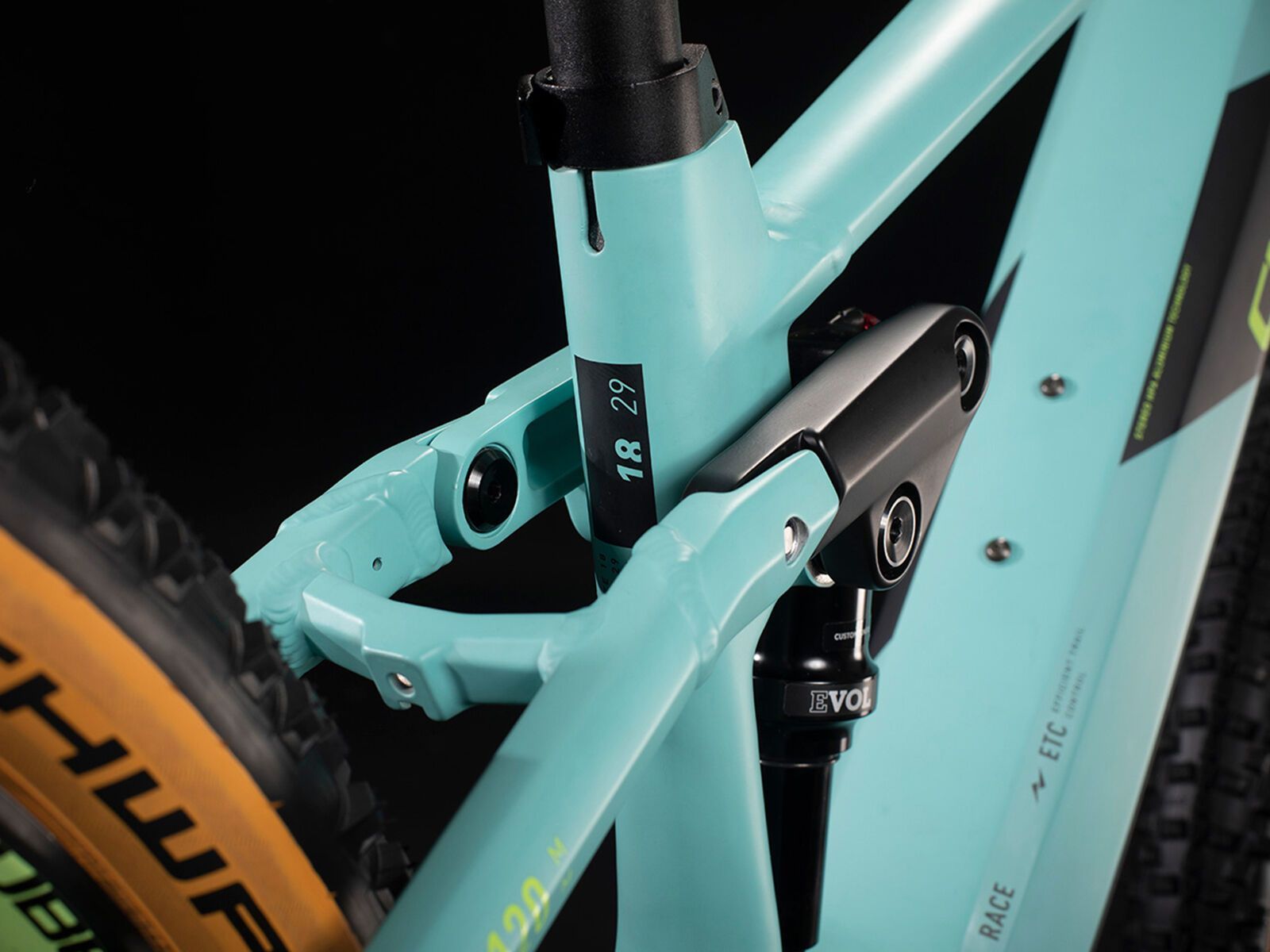 Cube Stereo Hybrid 120 Race 500 29, frozengreen´n´green - Bild 4