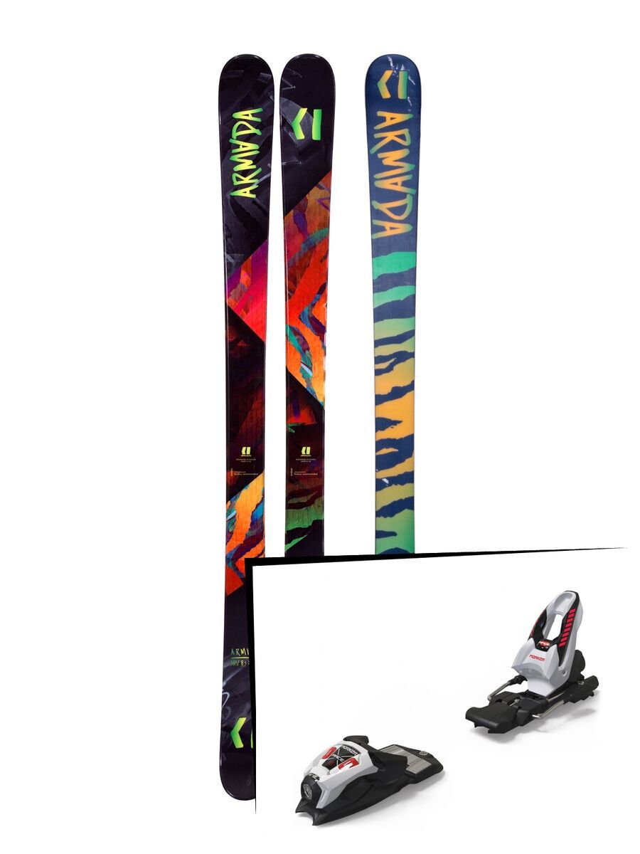 Set: Armada Arv 84 2019 + Marker Race Junior 8 white/black/red - Bild 1