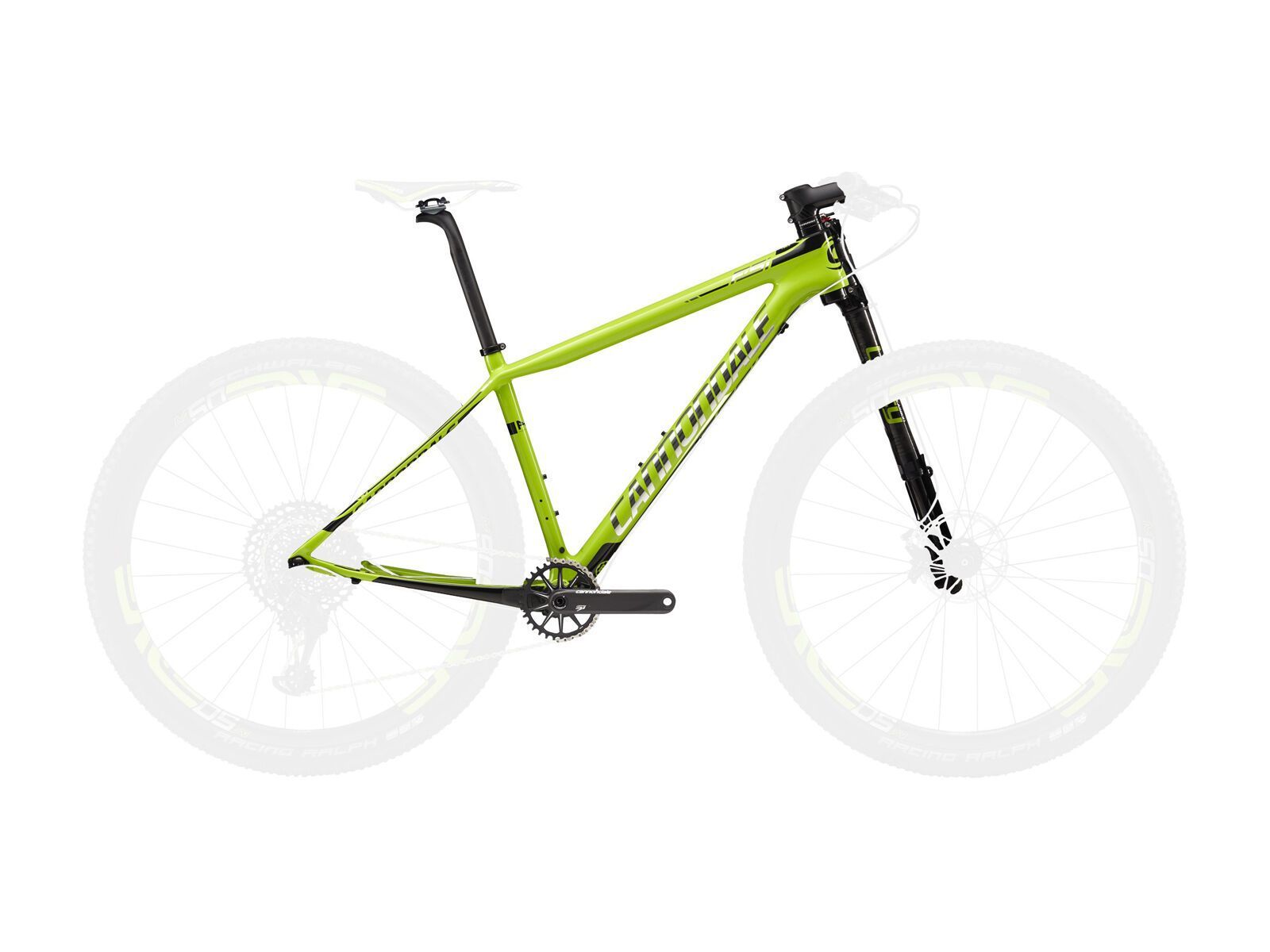 Cannondale F-SI Hi-Mod 29, berzerker green w/ chrome, gloss - GRN - Bild 1