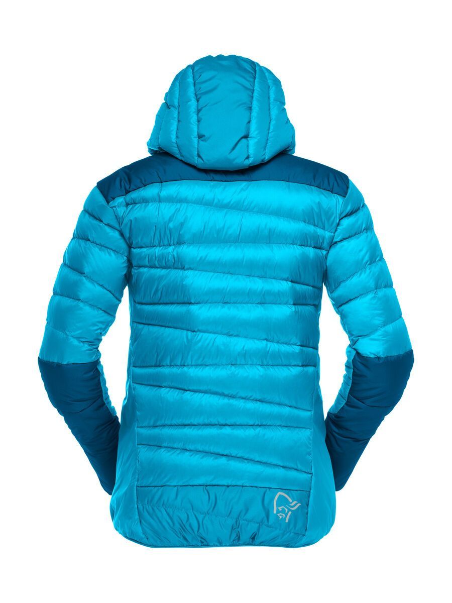 Norrona falketind down750 Hood W's, aquarius/mykonos blue - Bild 2