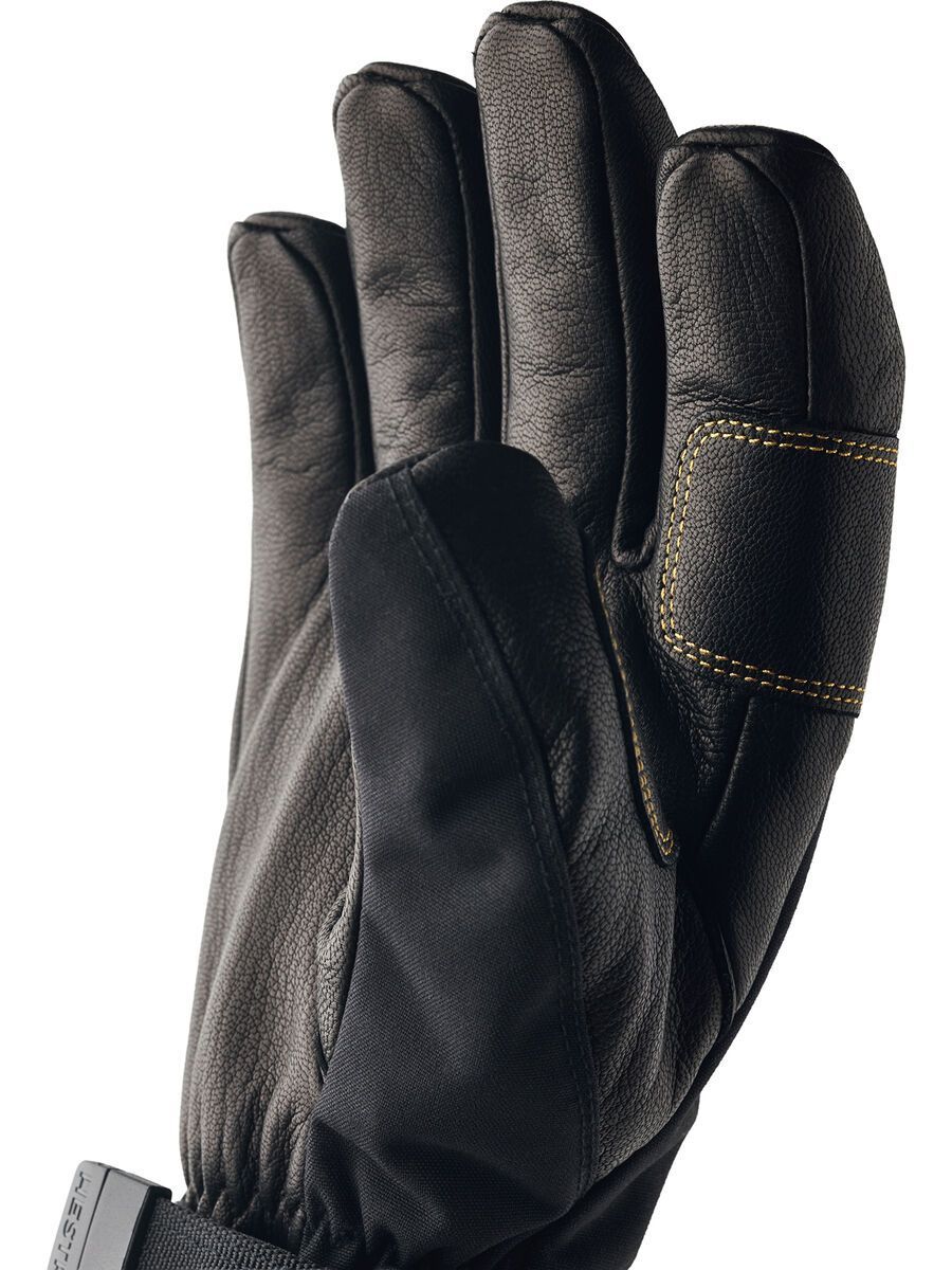 Hestra Army Leather Gore-Tex 5 Finger, black/black - Bild 2