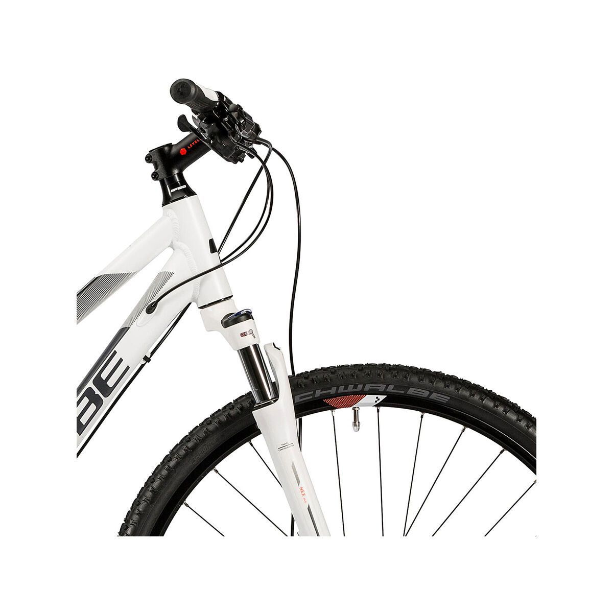 Cube Nature Pro Trapeze, white black flashred - Bild 5