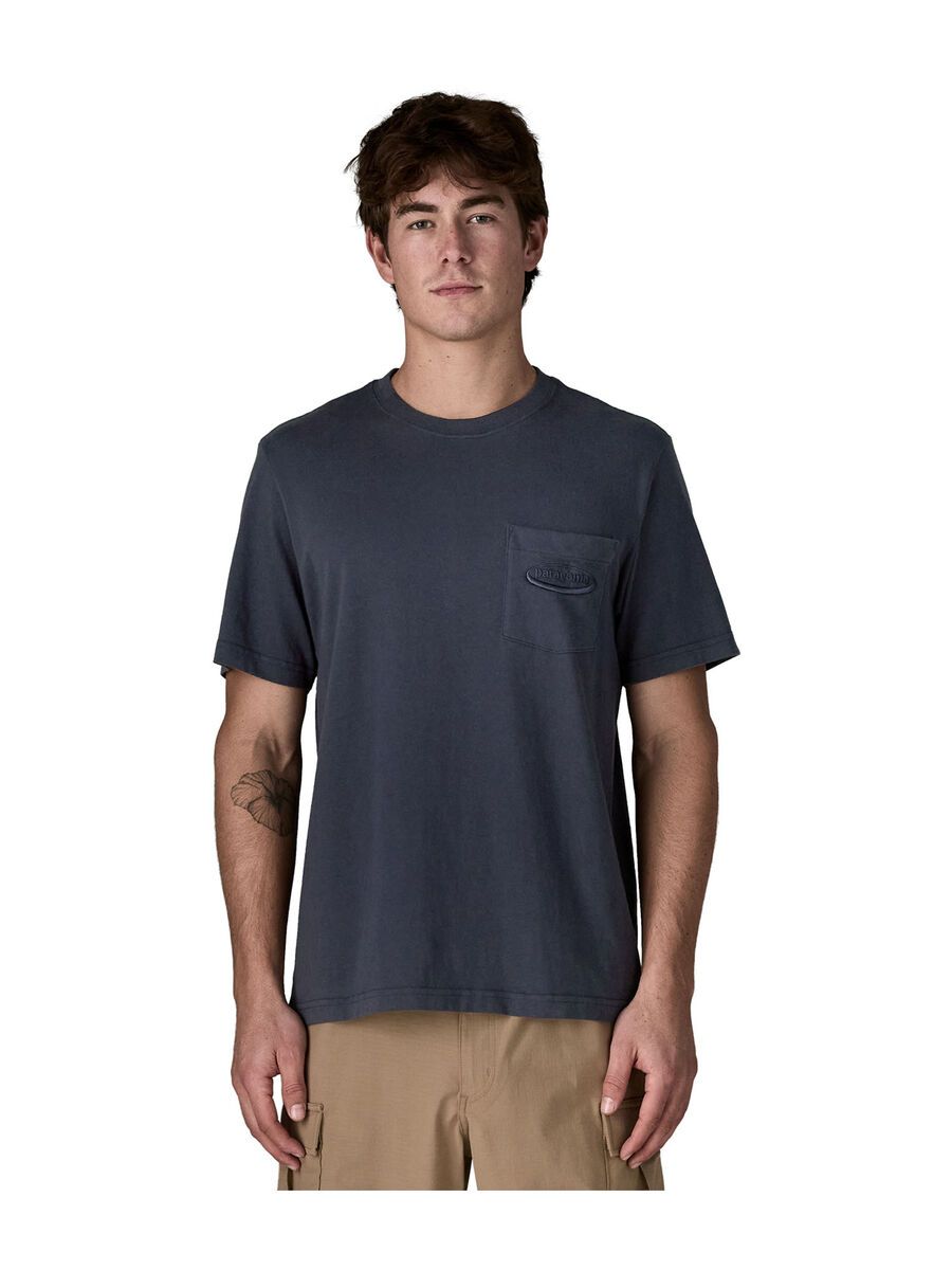 Patagonia Men's Midweight '95 Oval Logo Pocket Tee, new navy - Bild 2