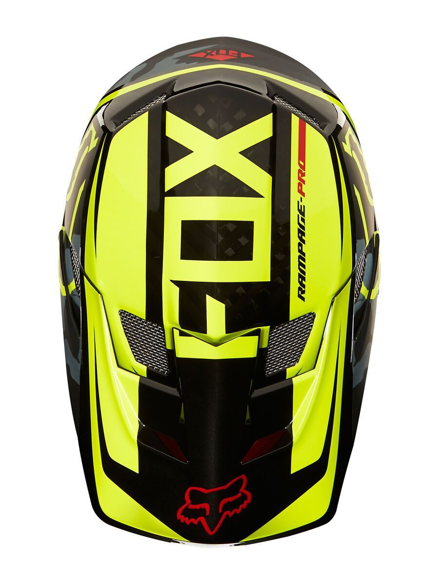 Fox Rampage Pro Carbon Helmet, demo black camo - Bild 3